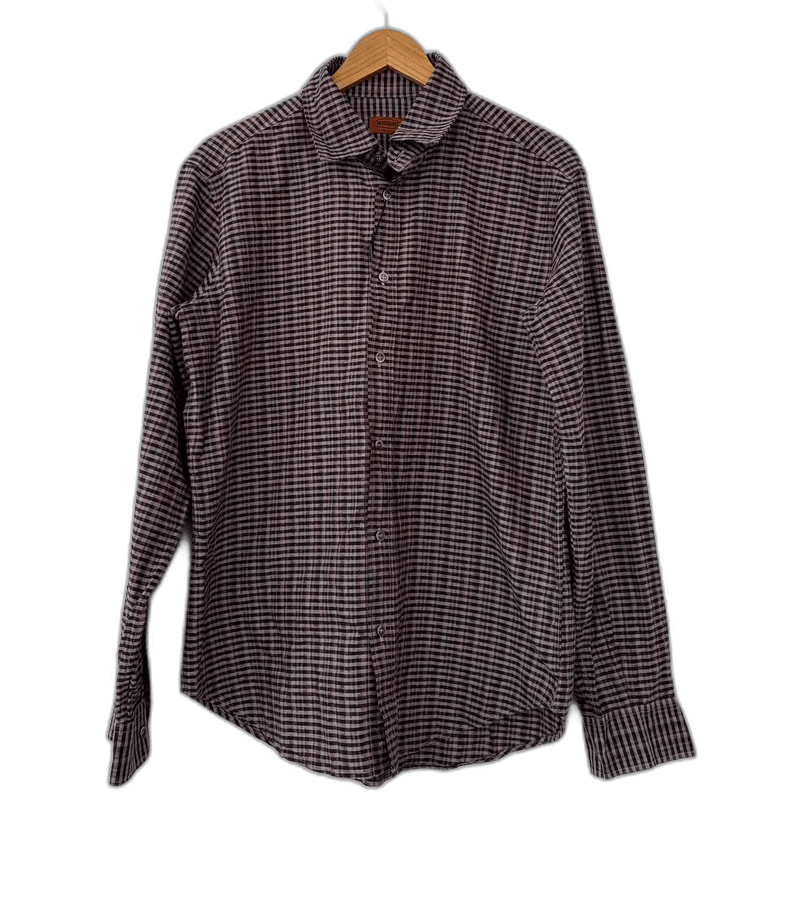 Missoni Missoni Men's Purple Plaid Shirt Size M / US 6-8 / IT 42-44 - 1 Thumbnail
