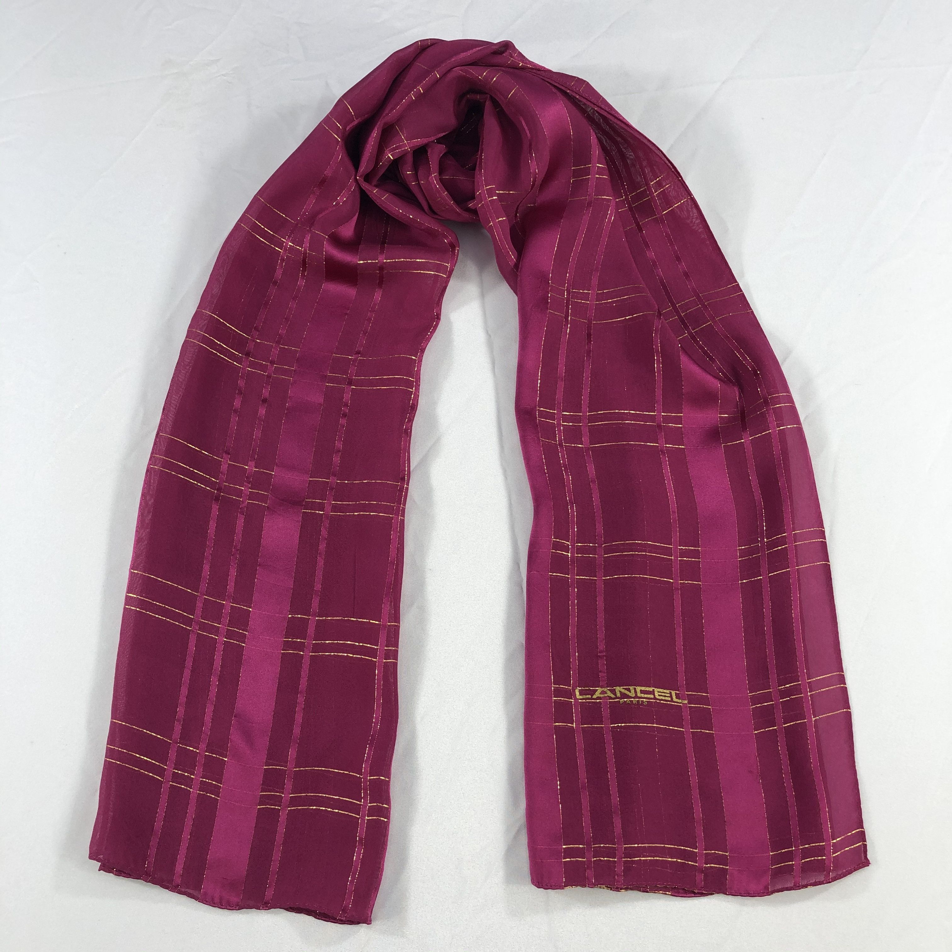 Lancel Vintage Lancel Silk Scarf Size ONE SIZE - 2 Thumbnail