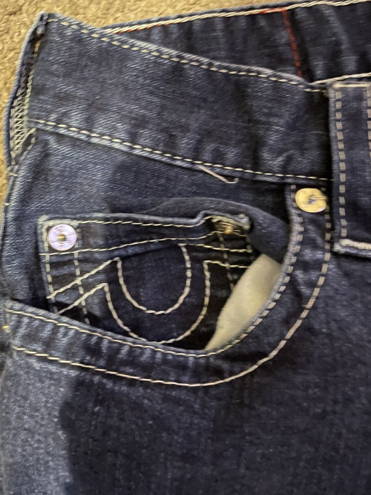 True Religion navy blue denim jeans