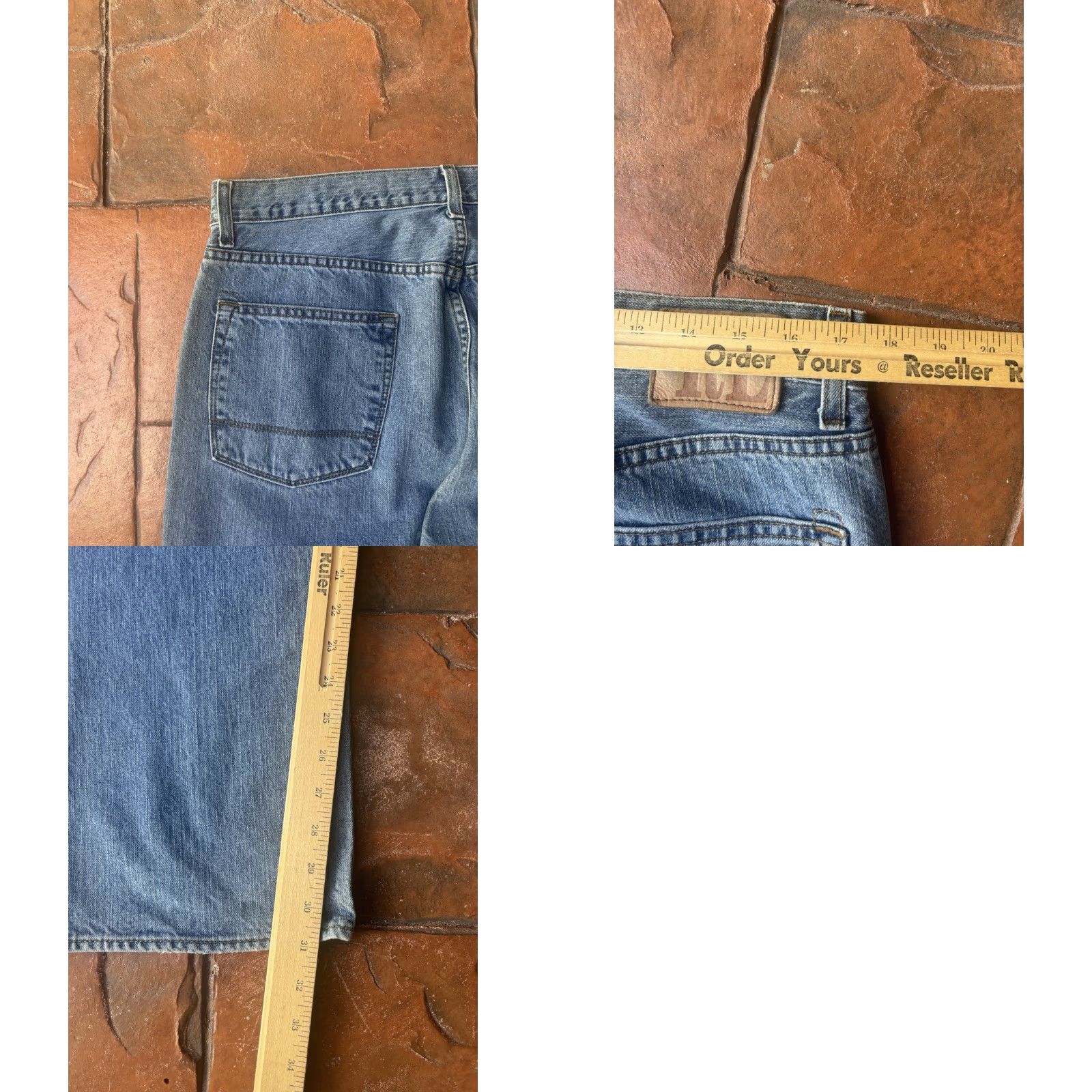 Polo Ralph Lauren VINTAGE Polo Ralph Lauren Jeans Mens 34x32 Blue Relaxed Straight denim 5-Pocket USA Classic 90s Mens Size US S / EU 44-46 / 1 - 9 Thumbnail