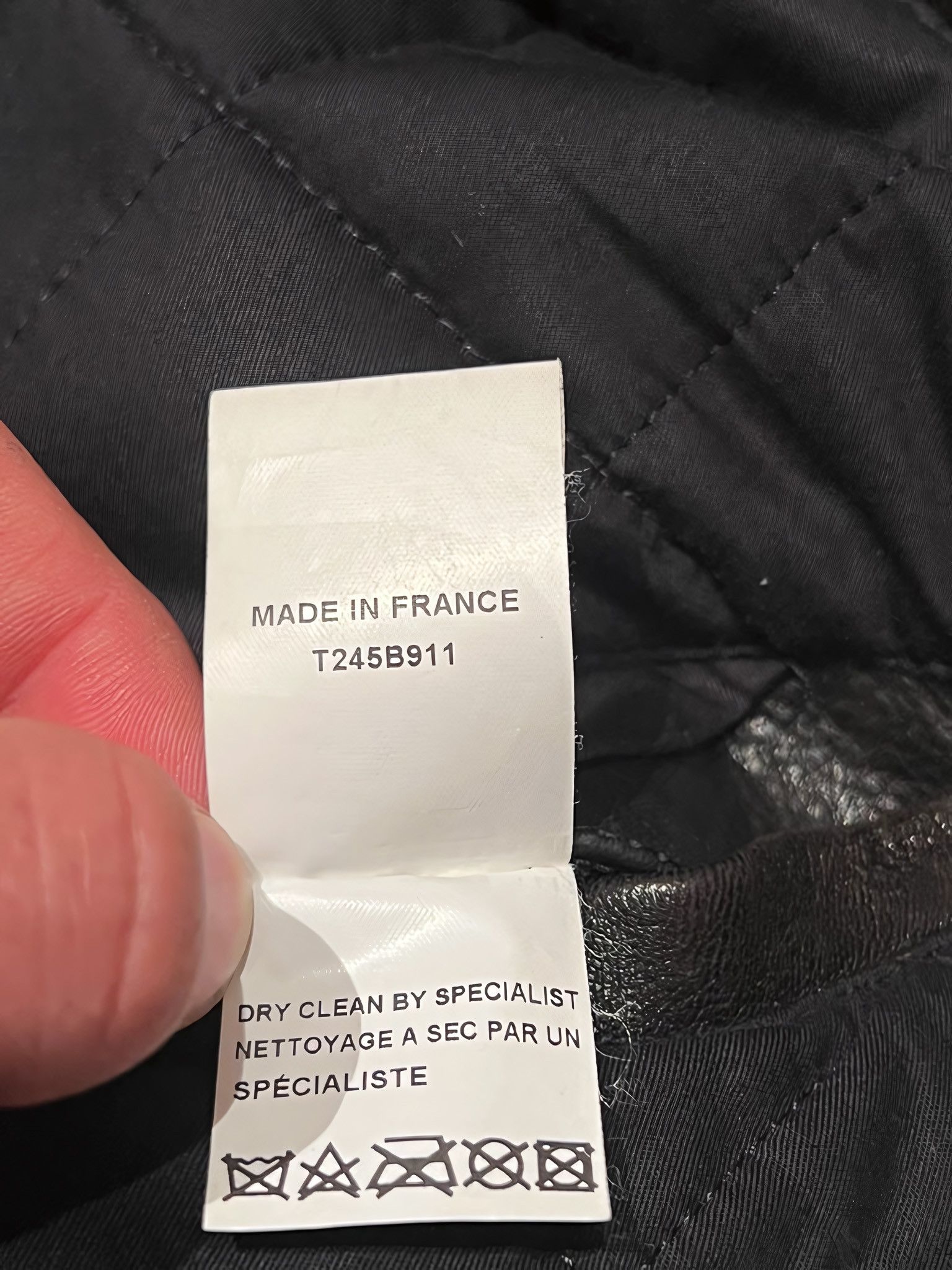 Balmain CALF SKIN LEATHER BIKER BOMBER JACKET Size US M / EU 48-50 / 2 - 7 Thumbnail