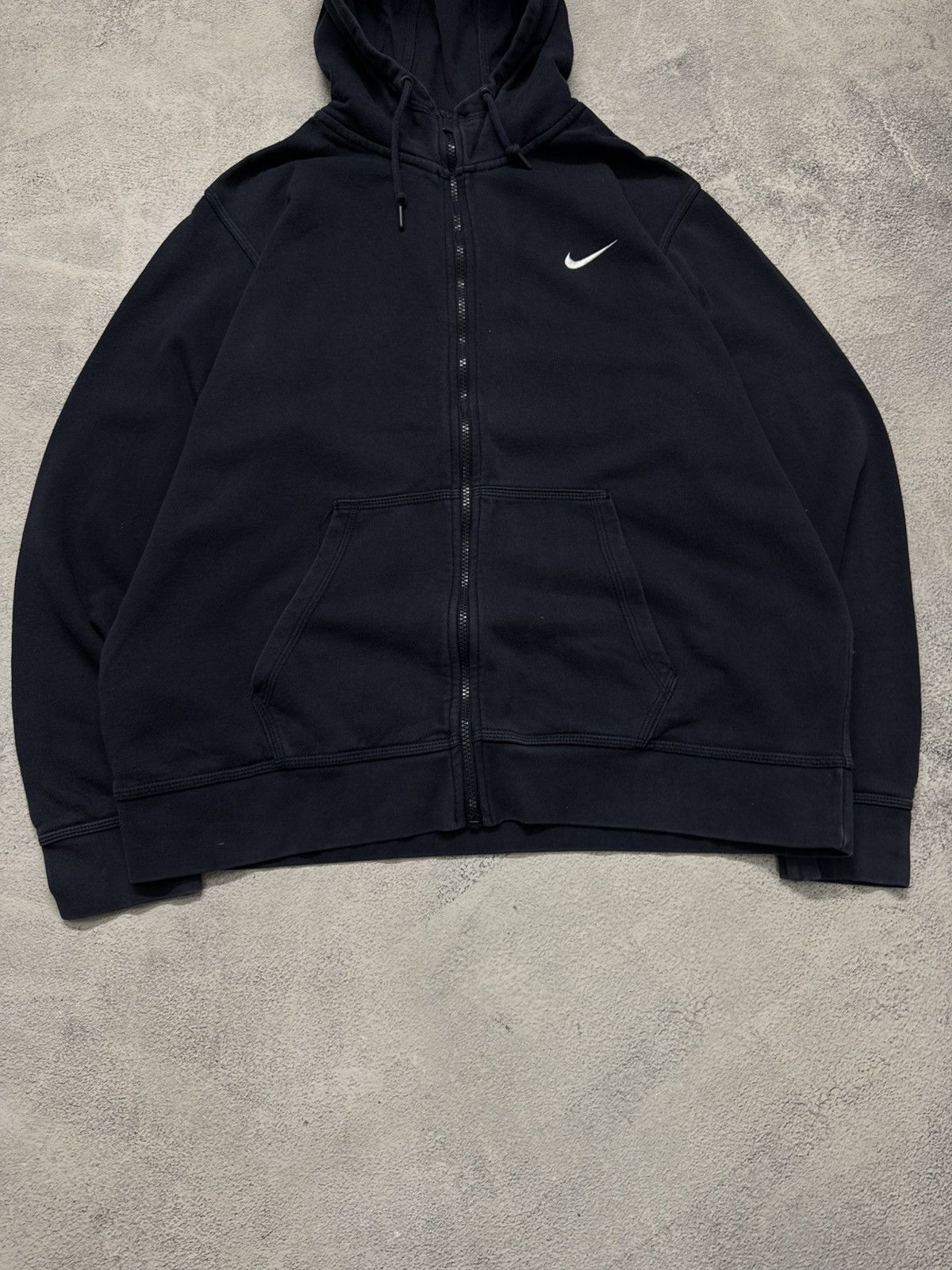 Nike Vintage Y2k Nike Mini Swoosh Basic Zip-Hoodie 00’s Size US XL / EU 56 / 4 - 6 Thumbnail