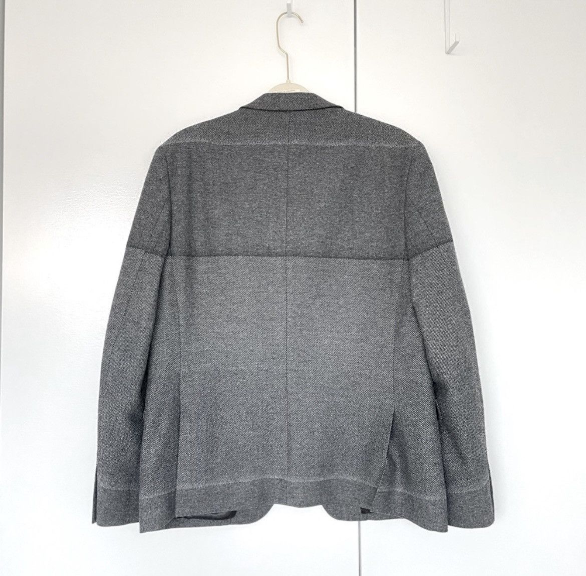 Selected Homme SELECTED Mens Gray Wool Blazer Size 46L - 5 Thumbnail