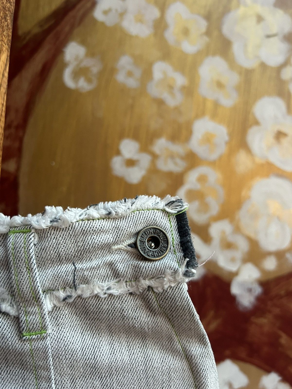 Paul Smith × Vintage 90s Paul Smith Denim Knee Lenght Pleated Skirt Size 42 Size 28" / US 6 / IT 42 - 4 Thumbnail