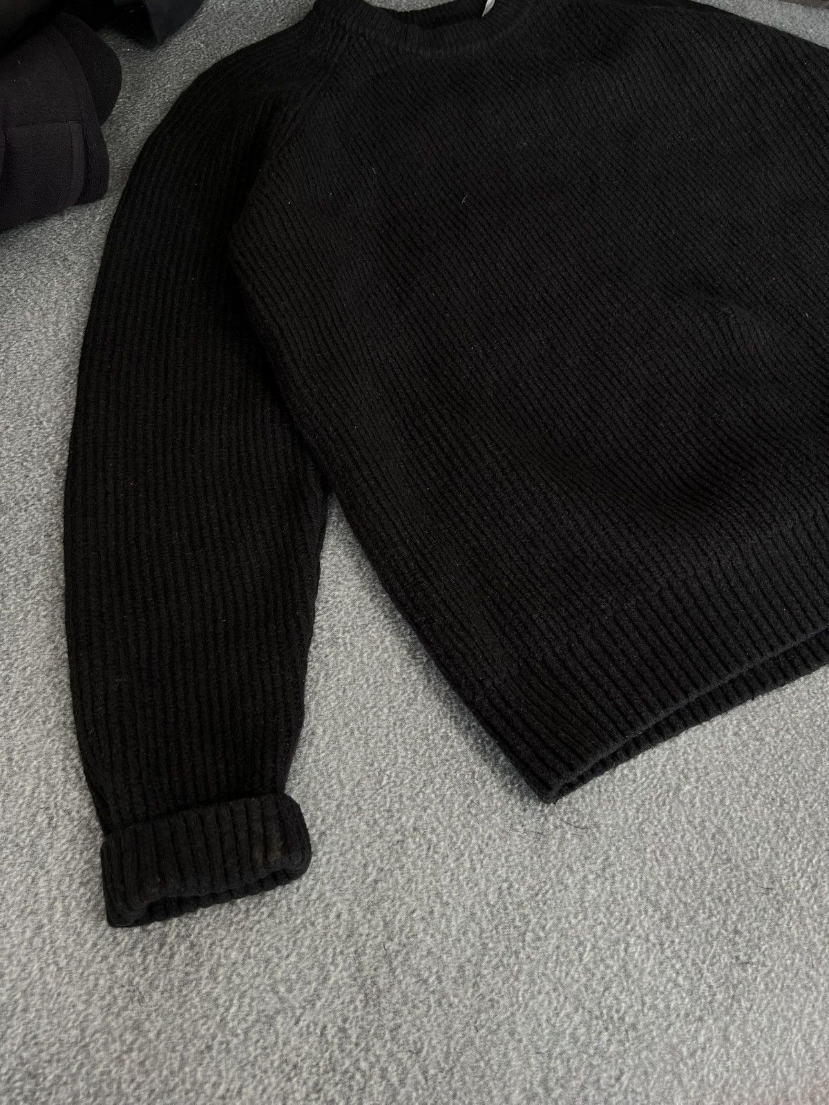 Arket Arket Sweater Mens M Ribbed Black Size US M / EU 48-50 / 2 - 5 Thumbnail