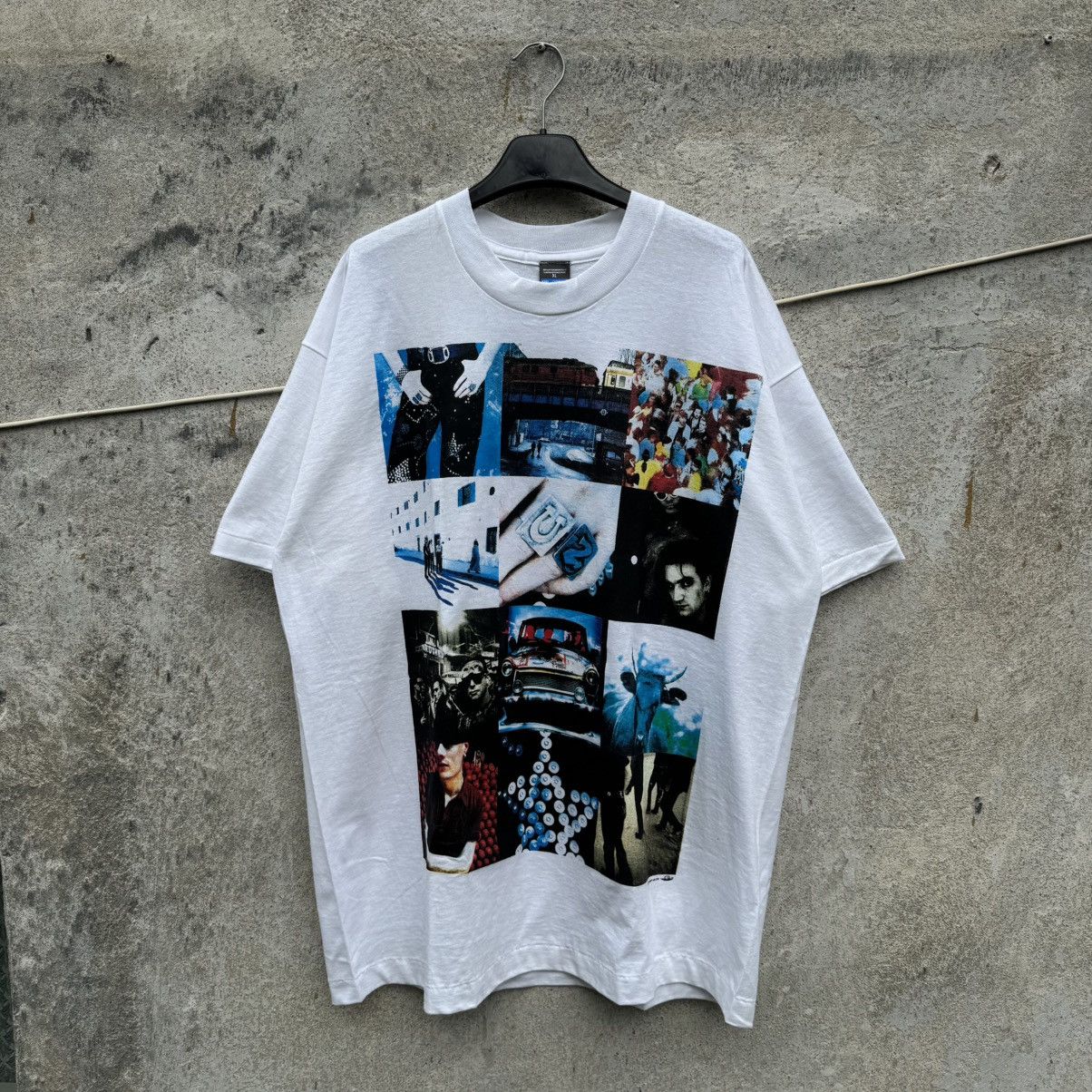 Band Tees 1991 U2 Vintage Band Tee Single Stitch 90s Rock Tour Irish Size US XL / EU 56 / 4 - 1 Thumbnail