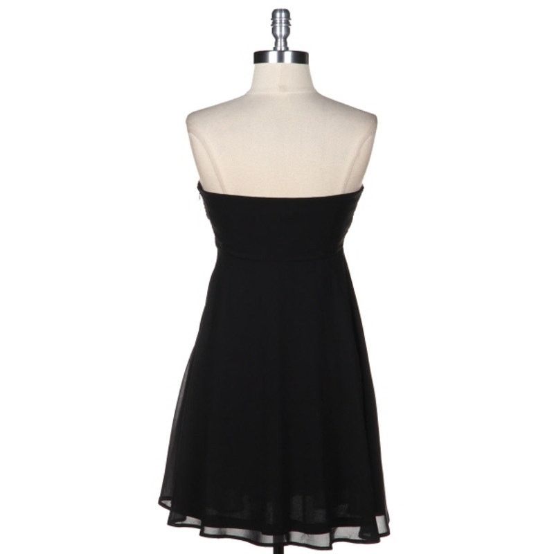 Other NEW Black Gold Sequin Strapless Sweetheart Fit Flare Dress M Size M / US 6-8 / IT 42-44 - 3 Thumbnail