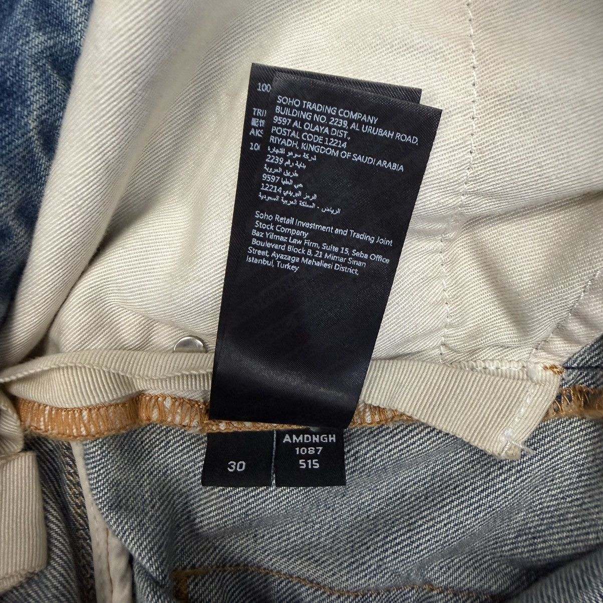 Amiri Amiri Pleated Denim Straight MX1 Jean Honeycomb Indigo Size US 30 / EU 46 - 10 Thumbnail