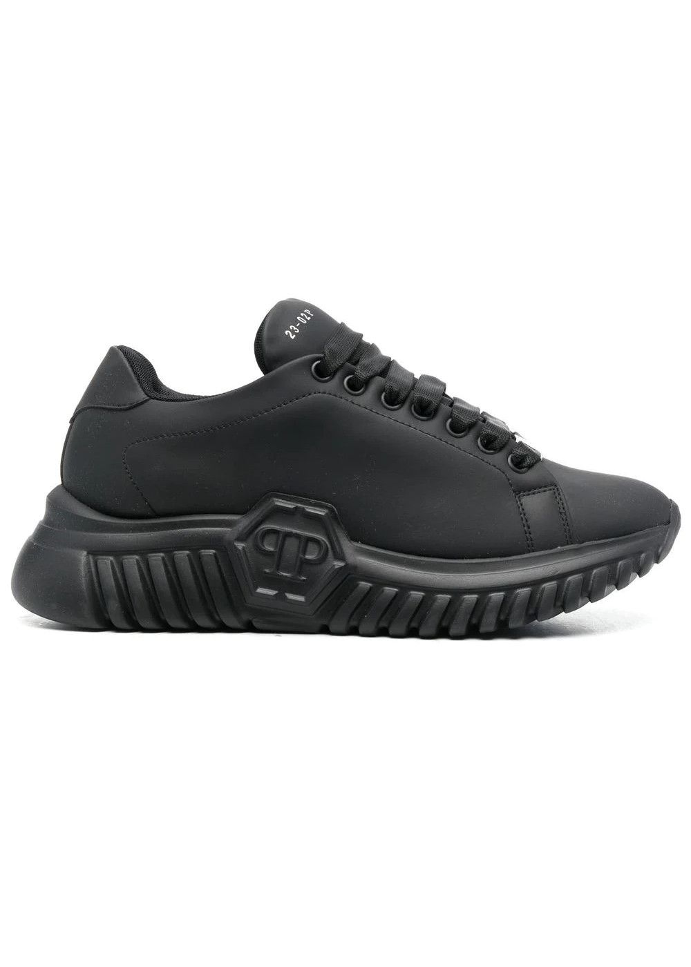 Philipp Plein PHILIPP PLEIN black Supersonic low chunky sole sneakers 9 42 Size US 9 / EU 42 - 1 Thumbnail