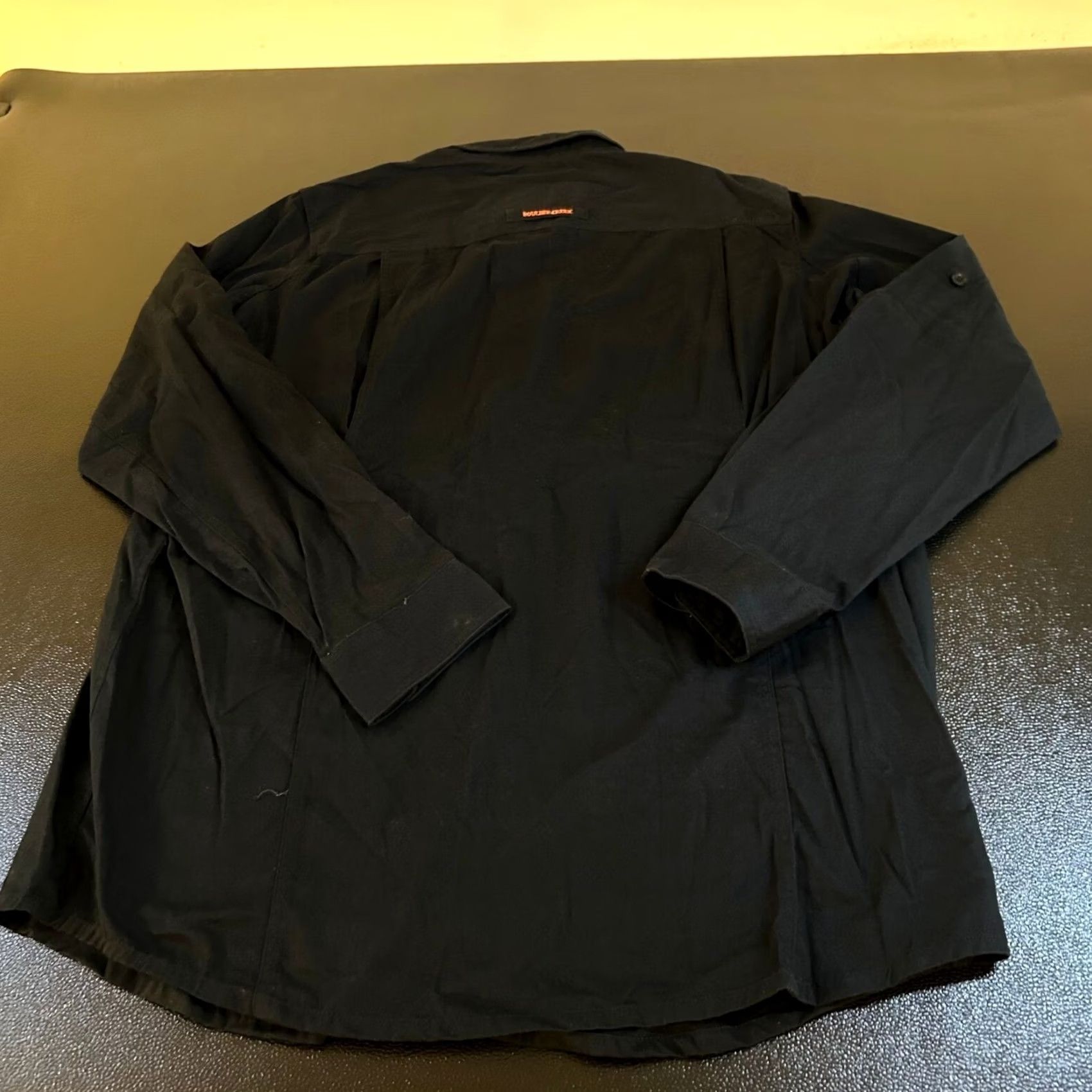 Vintage Boulder Creek Trading Company Button-Up Shirt XL Tall Black Roll Tab Sleeves Chest Pockets Casual Workwear Mens Size US XL / EU 56 / 4 - 3 Thumbnail