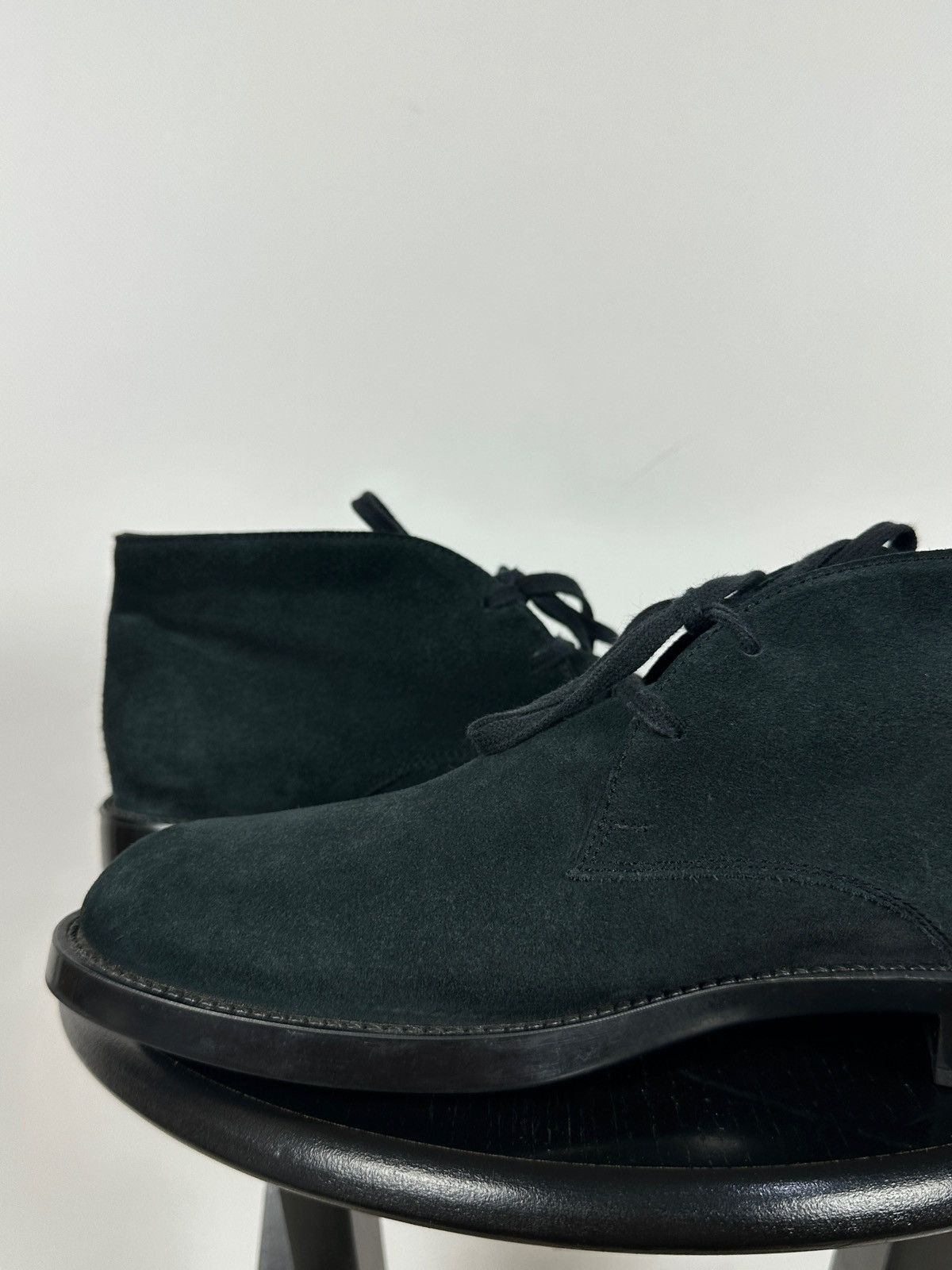 Tod's Tod’s Blue Suede Ankle Desert Lace Up Boots Size US 9.5 / EU 42-43 - 21 Thumbnail