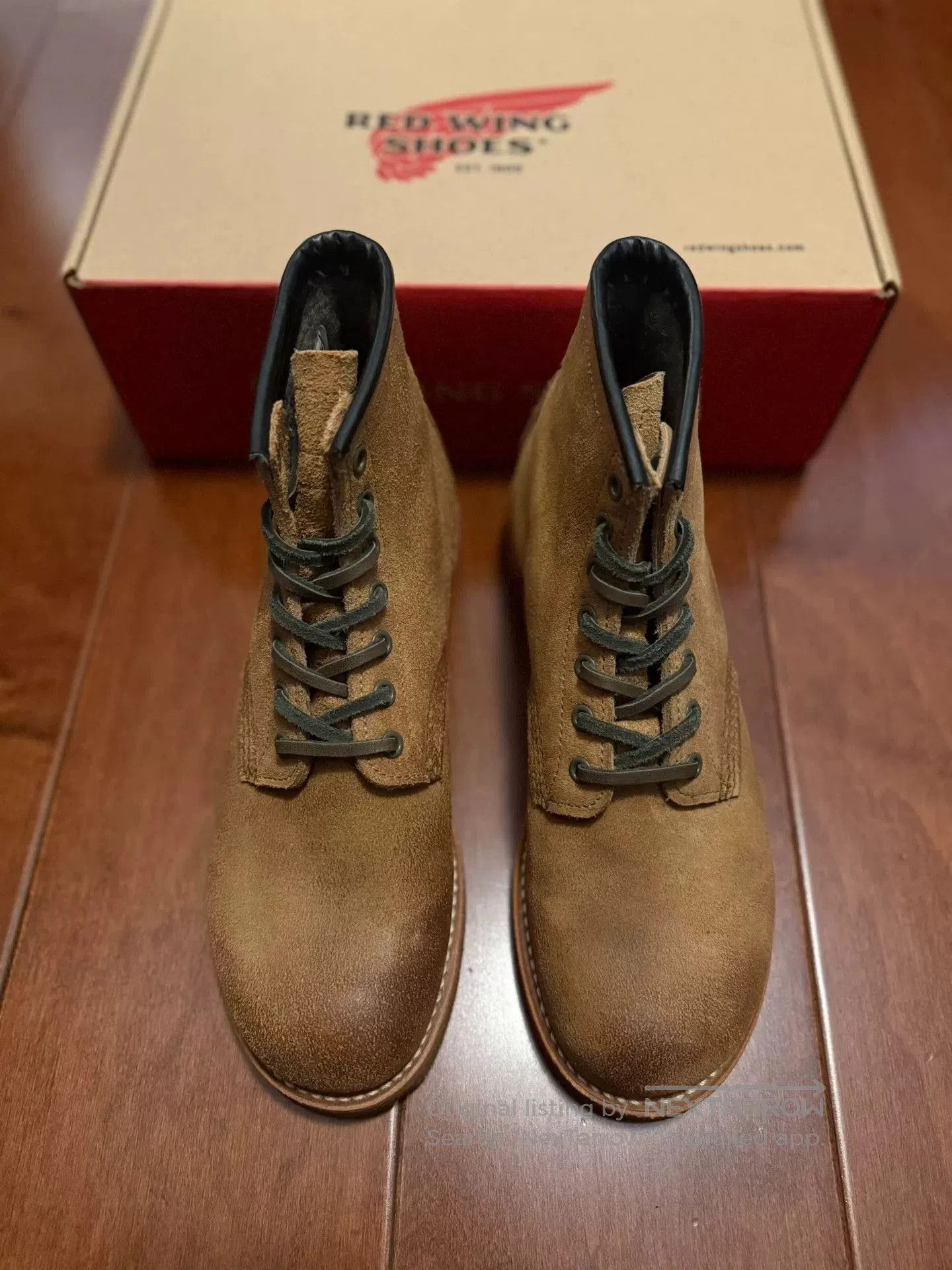 Red Wing Redwing 4619 NigelCabourn HarrisTweed Collaboration. Size US 8 / EU 41 - 1 Thumbnail