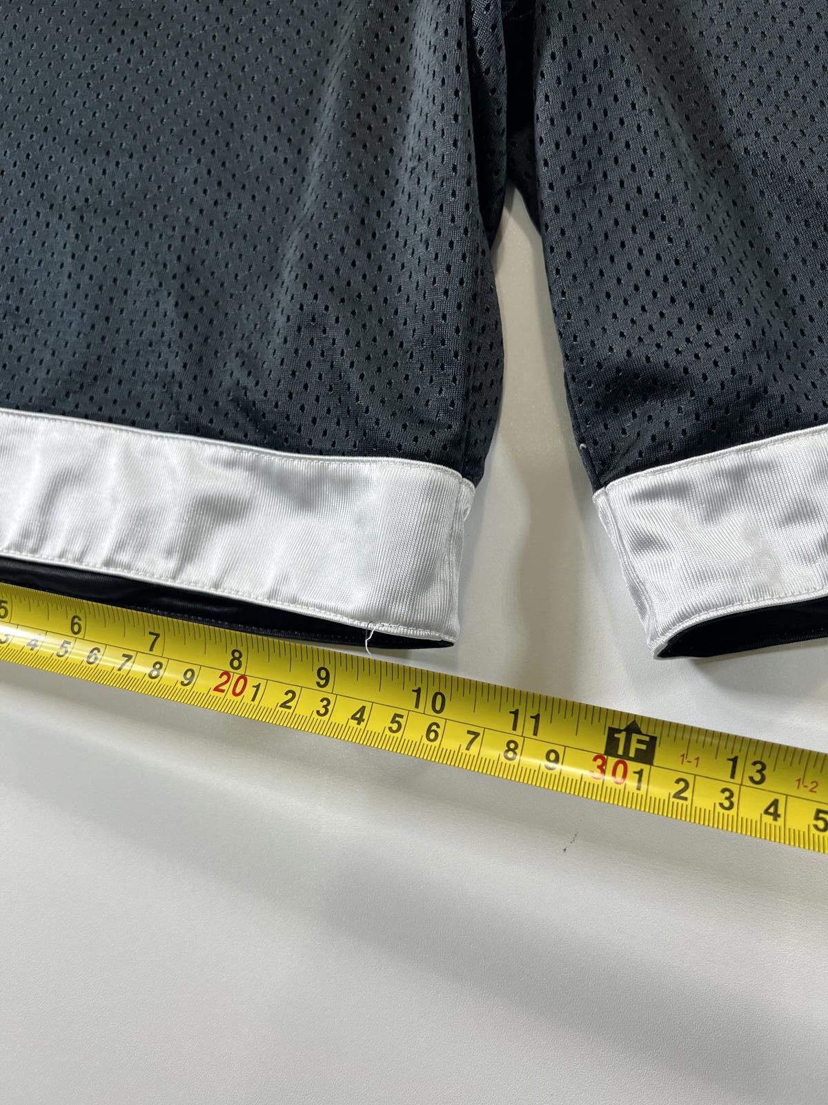 Nike Nike Black Mesh Athletic Shorts with Silver Trim Size US 32 / EU 48 - 6 Thumbnail