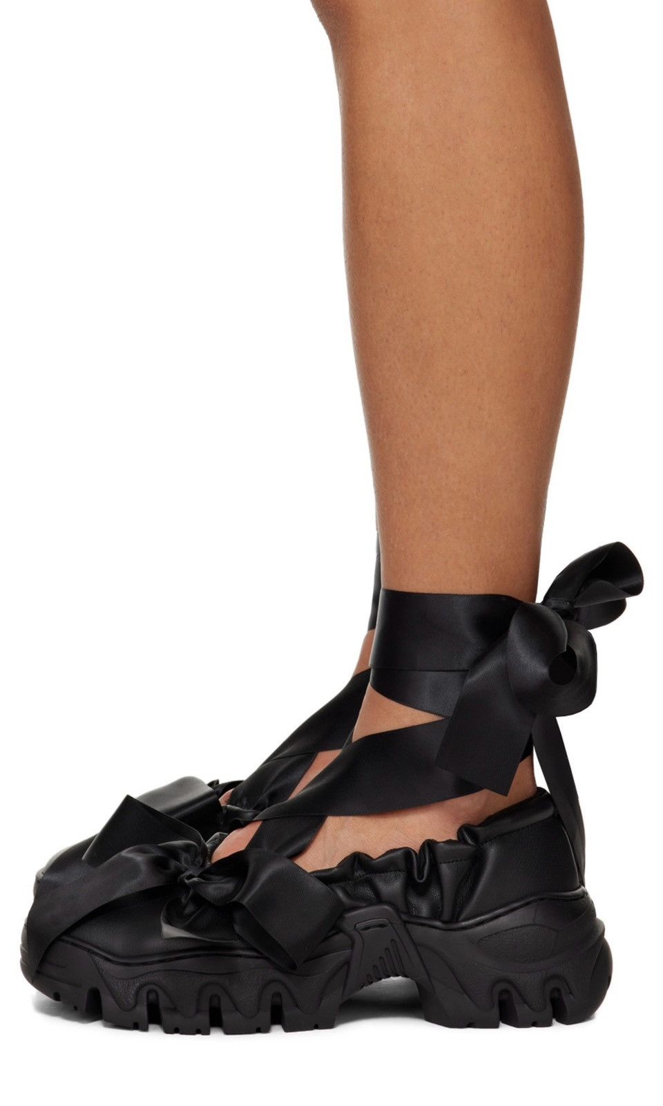 Rombaut ROMBAUT Black Boccaccio II Aura Bows Ballerina Flats Size US 9 / IT 39 - 5 Thumbnail
