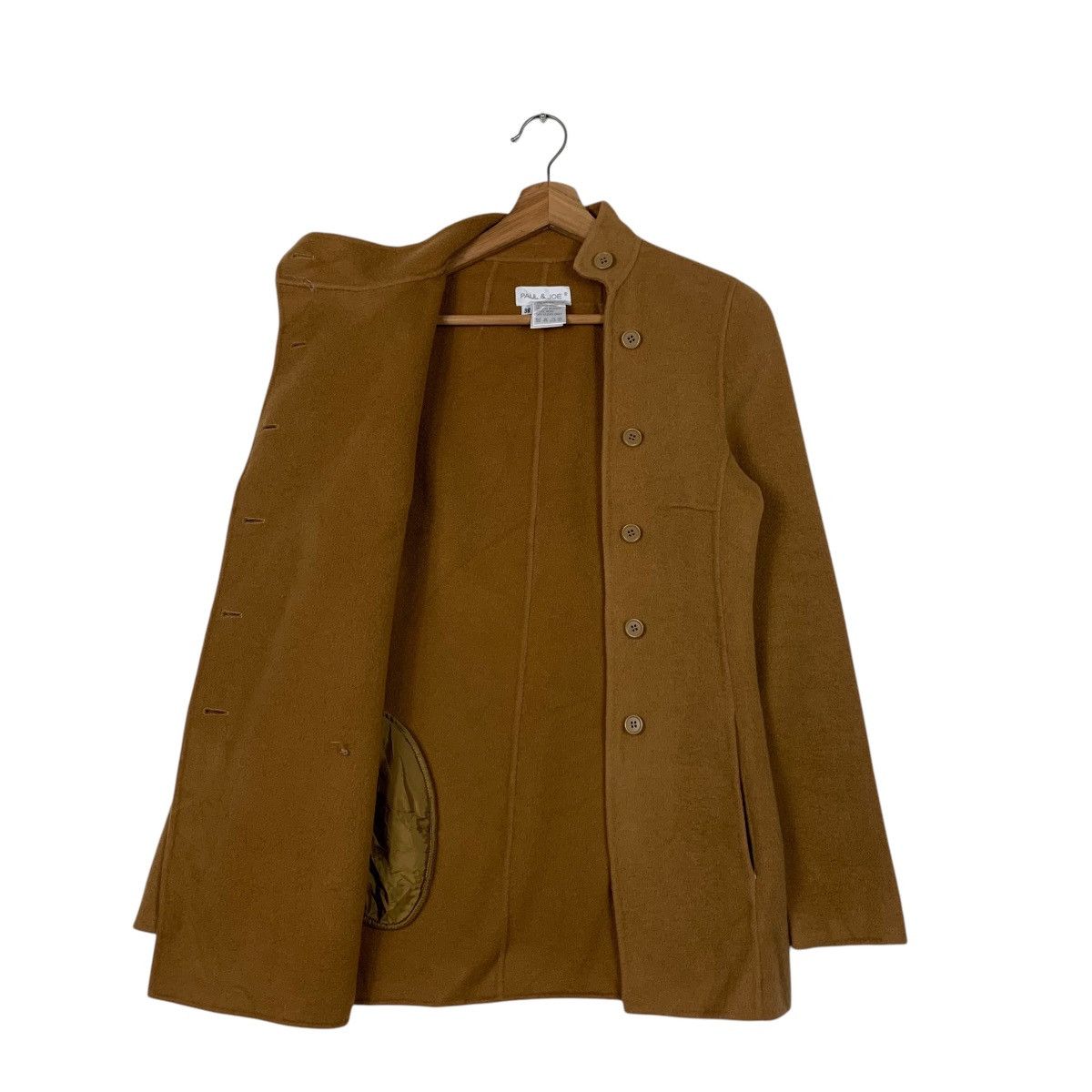Paul & Joe PAUL & JOE Asymmetrical Wool Jacket #2079-C91 Size XS / US 0-2 / IT 36-38 - 7 Thumbnail