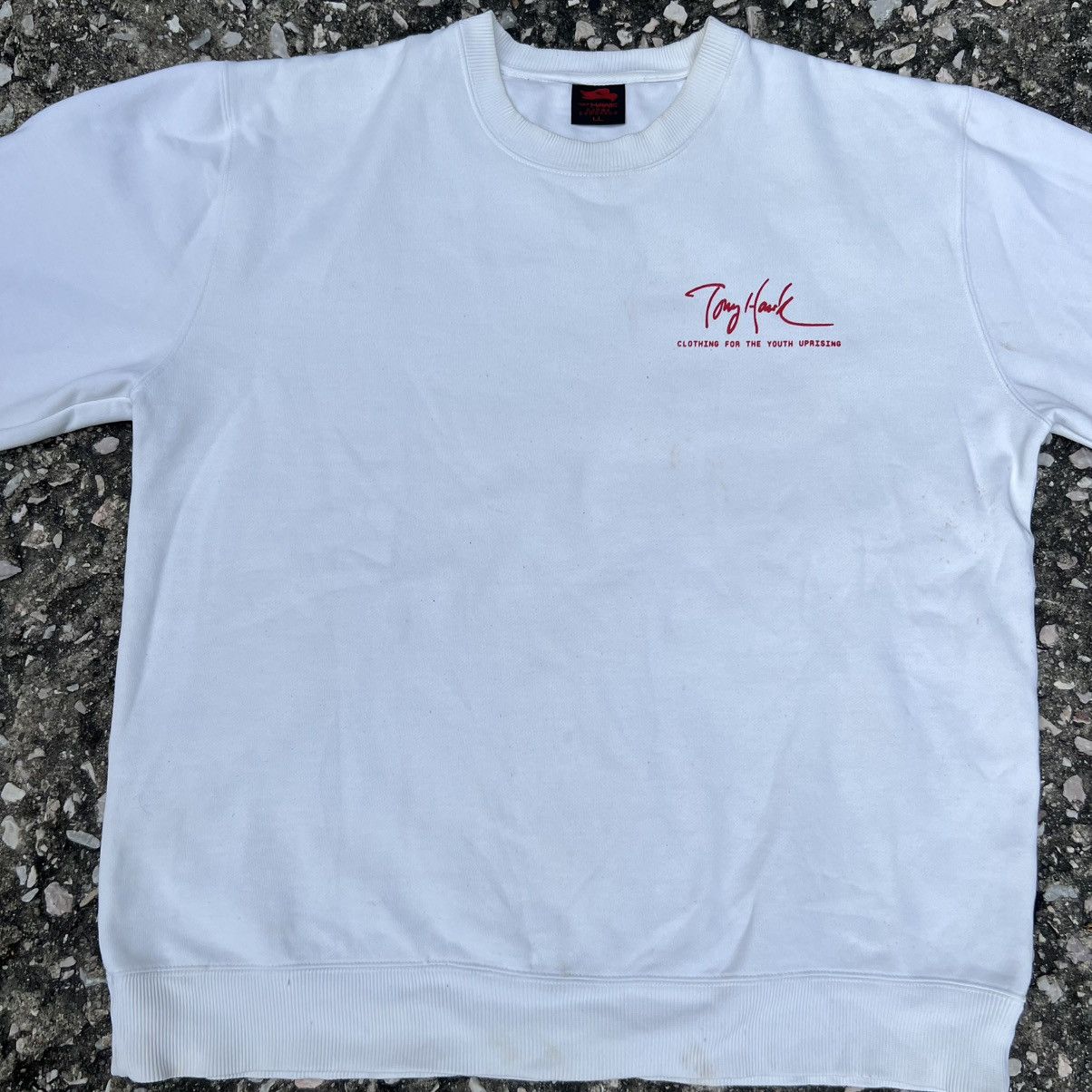 Tony Hawk “TONY HAWK” SKATE BOARDING STAIN SWEATSHIRT Size US XL / EU 56 / 4 - 8 Thumbnail