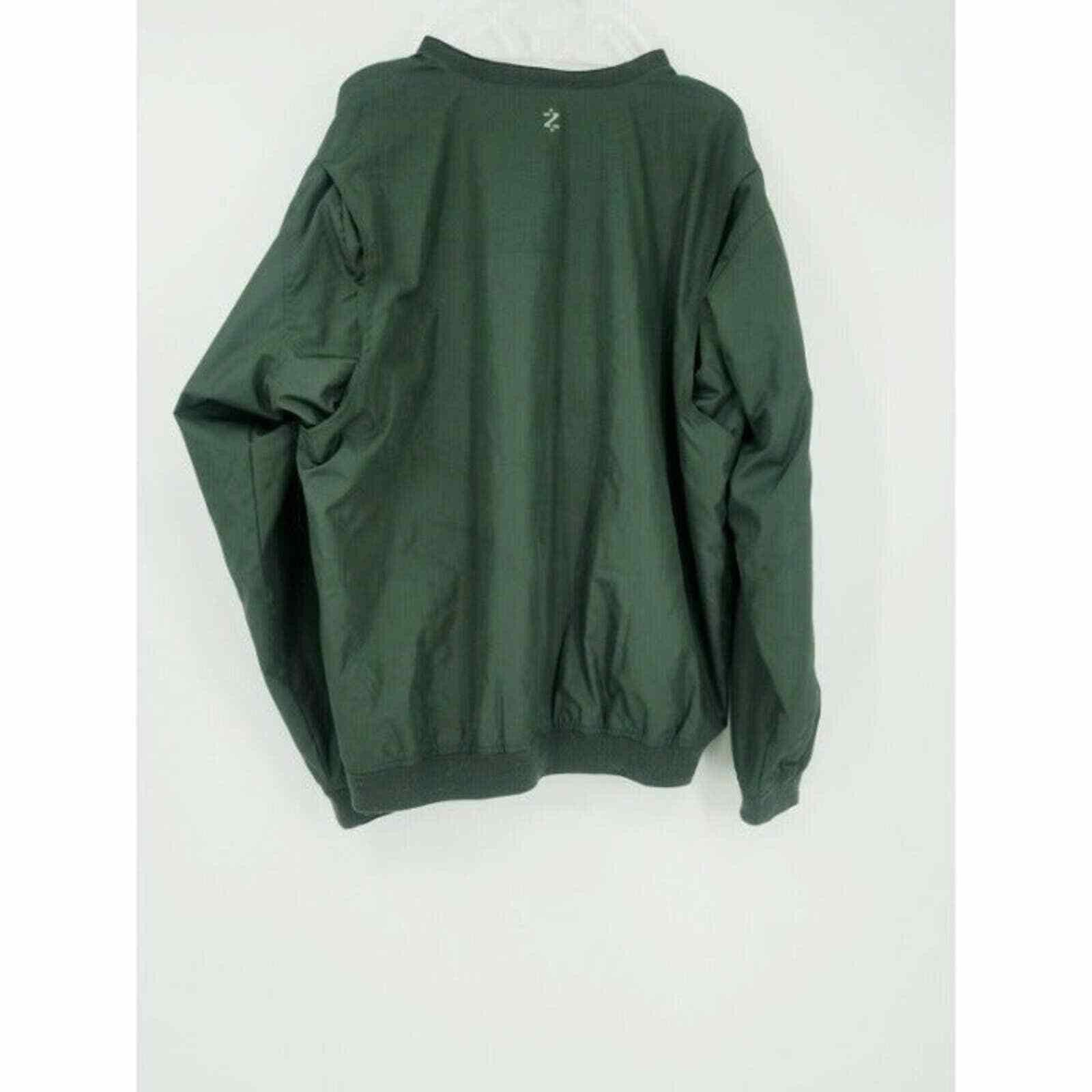Izod IZOD X-Treme Function Golf Green Pullover Windbreaker V Nec Size US M / EU 48-50 / 2 - 2 Thumbnail