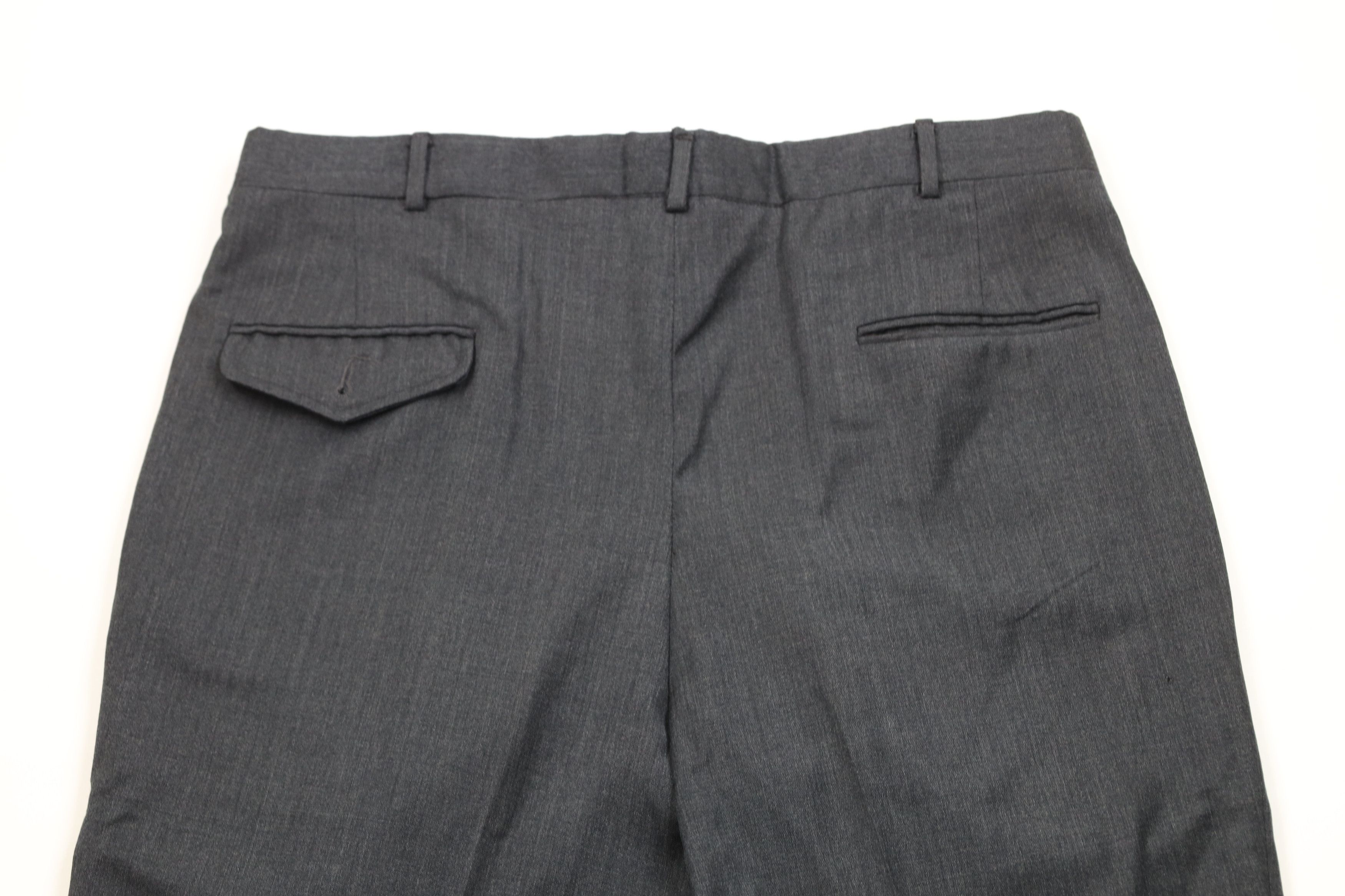 Vintage Vintage 90s Streetwear Pleated Wide Leg Chino Pants Gray USA Size US 34 / EU 50 - 10 Thumbnail
