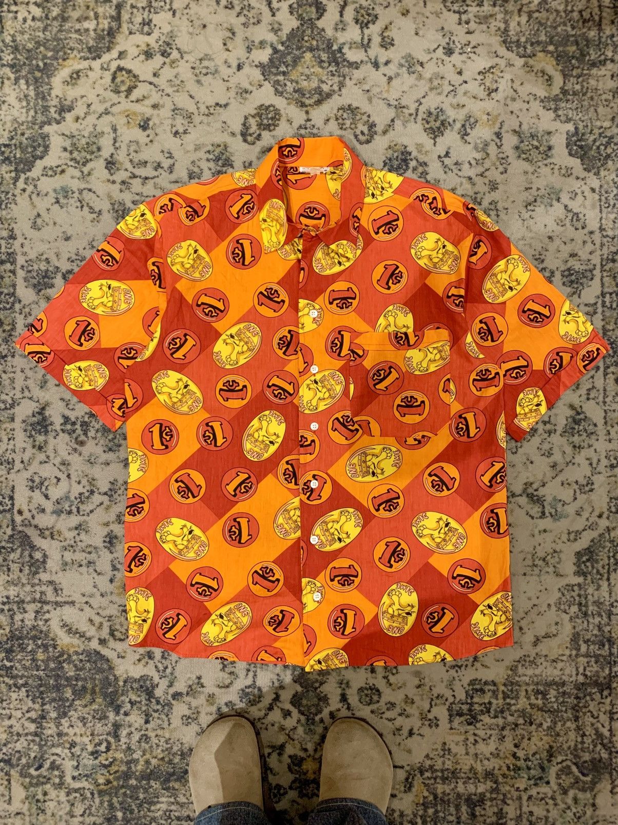 Iceberg × Kanye West × Vintage 80’s Iceberg open collar shirt Size US XL / EU 56 / 4 - 1 Thumbnail