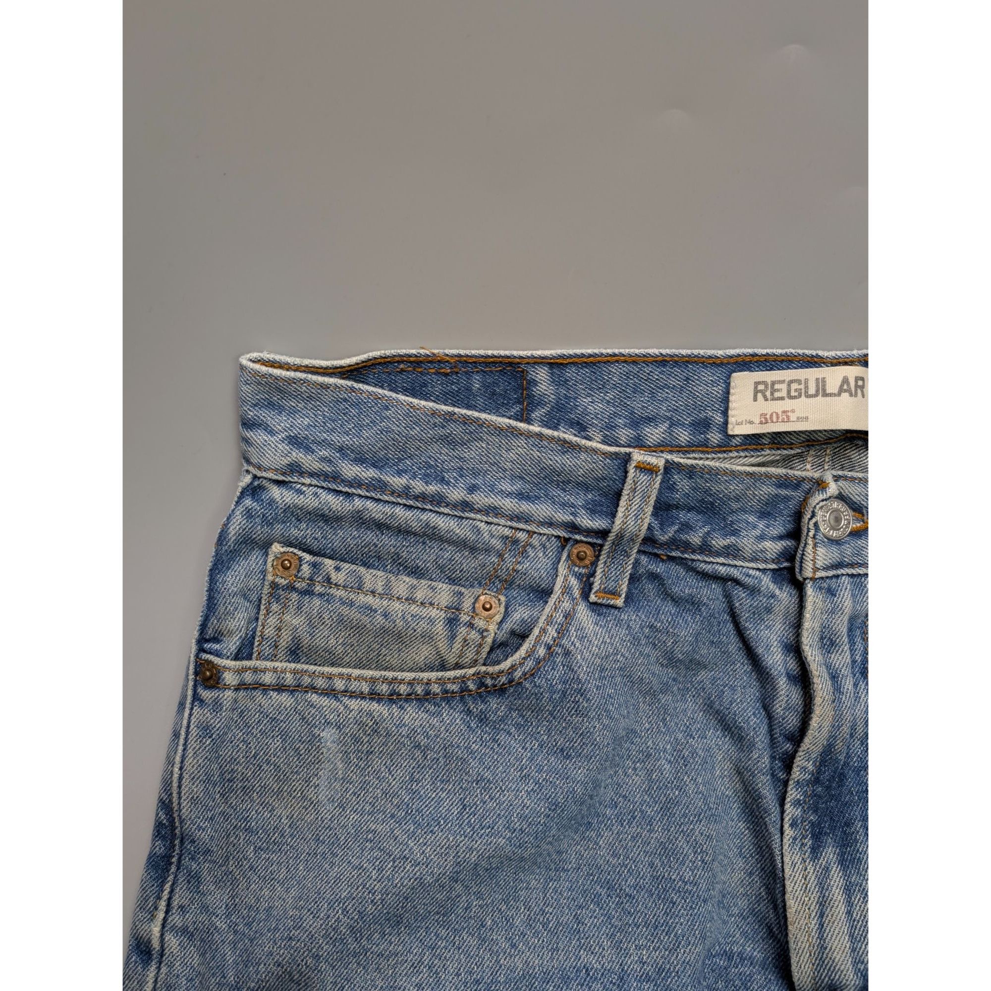 Levi's Levi's 505 Denim Jeans Pants (Y1090) Size US 34 / EU 50 - 4 Thumbnail