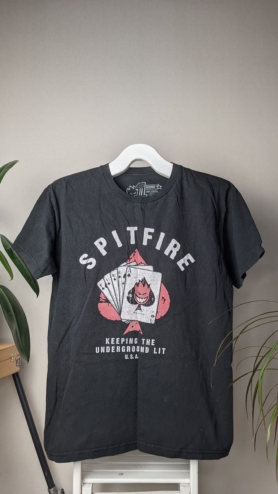 Hysteric Glamour Y2K Spitfire SK8 crazy vintage faded T-shirt tee Size US M / EU 48-50 / 2 - 1 Thumbnail