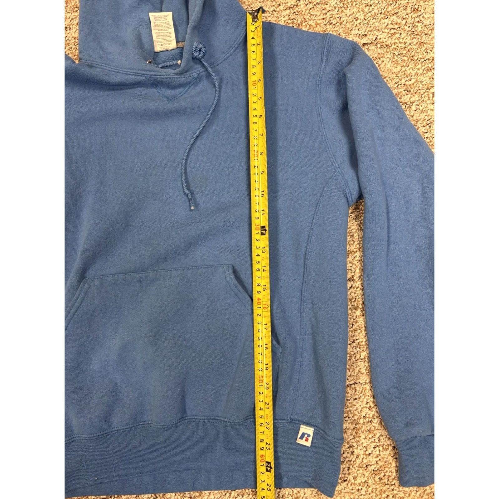 Russell Athletic VINTAGE Russell Athletic Hoodie Blue Sweatshirt Mens Small Pocket Cotton Blend Regular Hoodie Pullover Knit's Classic Sports Theme Men Size US S / EU 44-46 / 1 - 7 Thumbnail