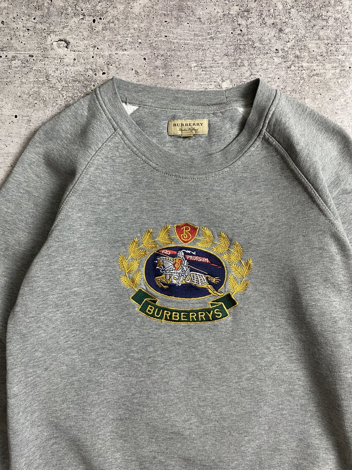 Burberry Burberry Crewneck Big Logo Sweatshirt Size US S / EU 44-46 / 1 - 6 Thumbnail