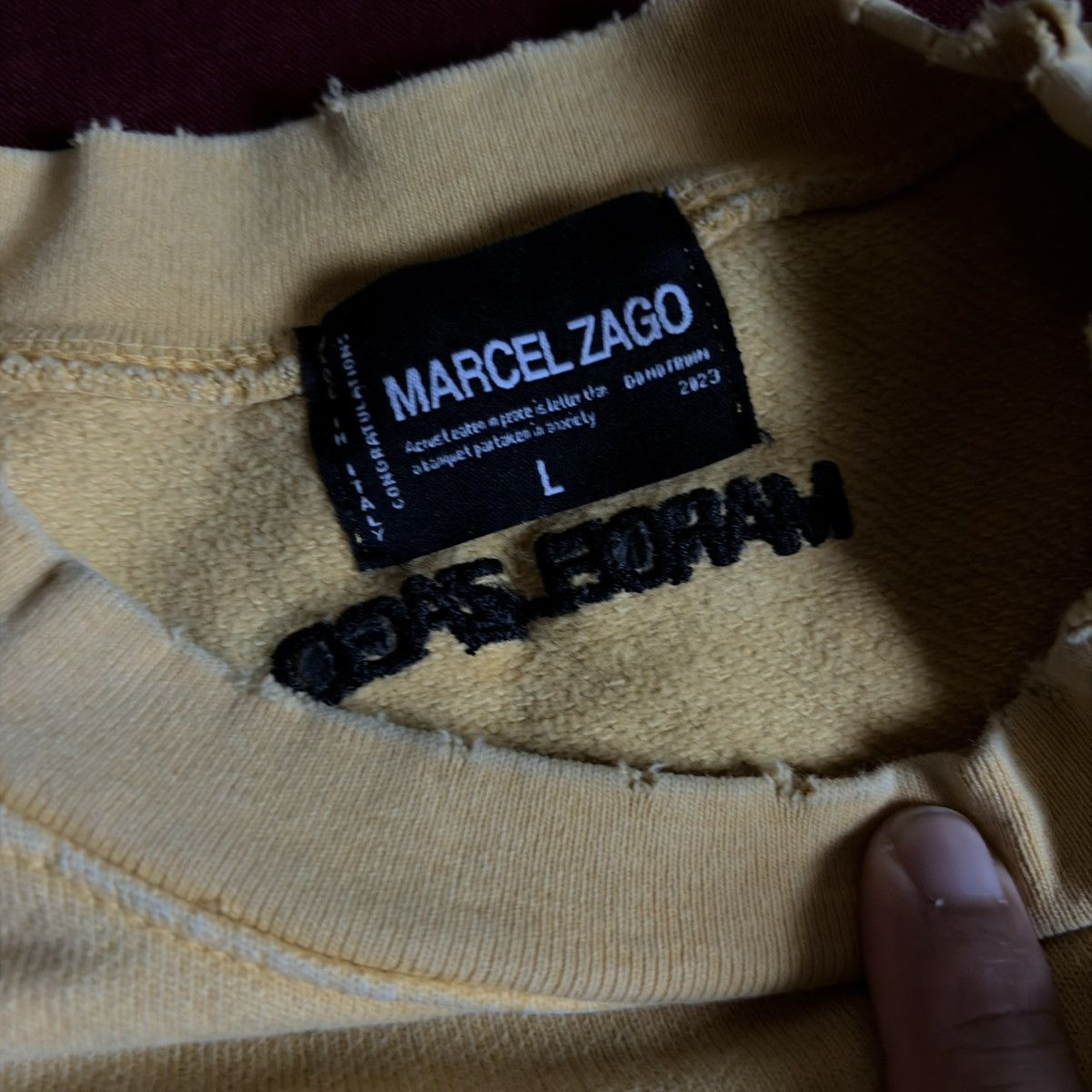 Asspizza × Marcel Zago “Cry” Britney Studded Crewneck Size US L / EU 52-54 / 3 - 2 Thumbnail