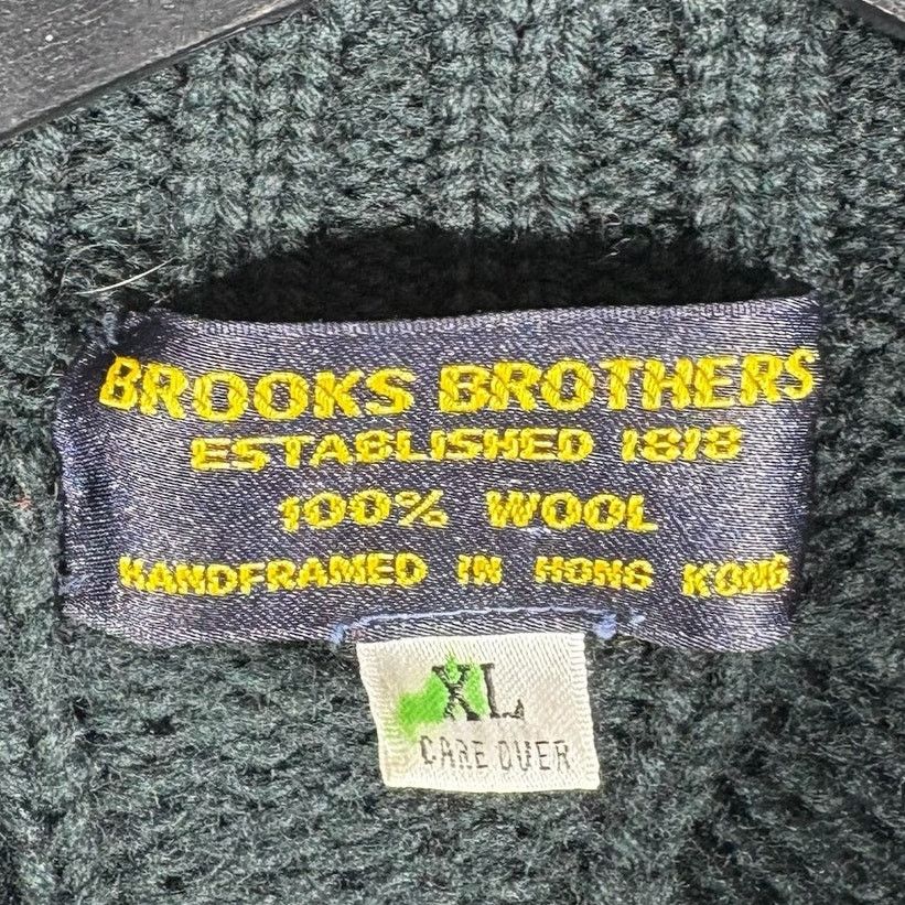 Brooks Brothers Vintage Brooks Brothers Shetland Wool Cable Knit Sweater Size US XL / EU 56 / 4 - 7 Thumbnail