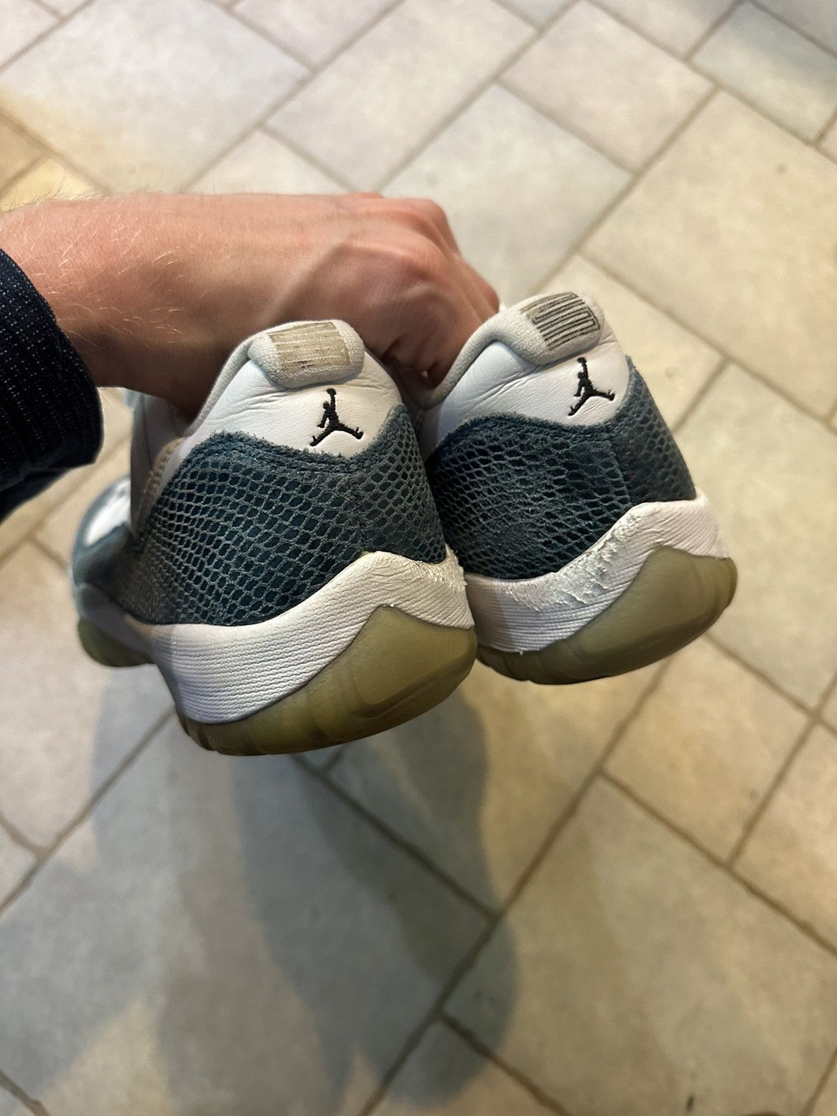 Nike Jordan 11 Retro Low ‘Snake Navy’ Size US 9.5 / EU 42-43 - 3 Thumbnail