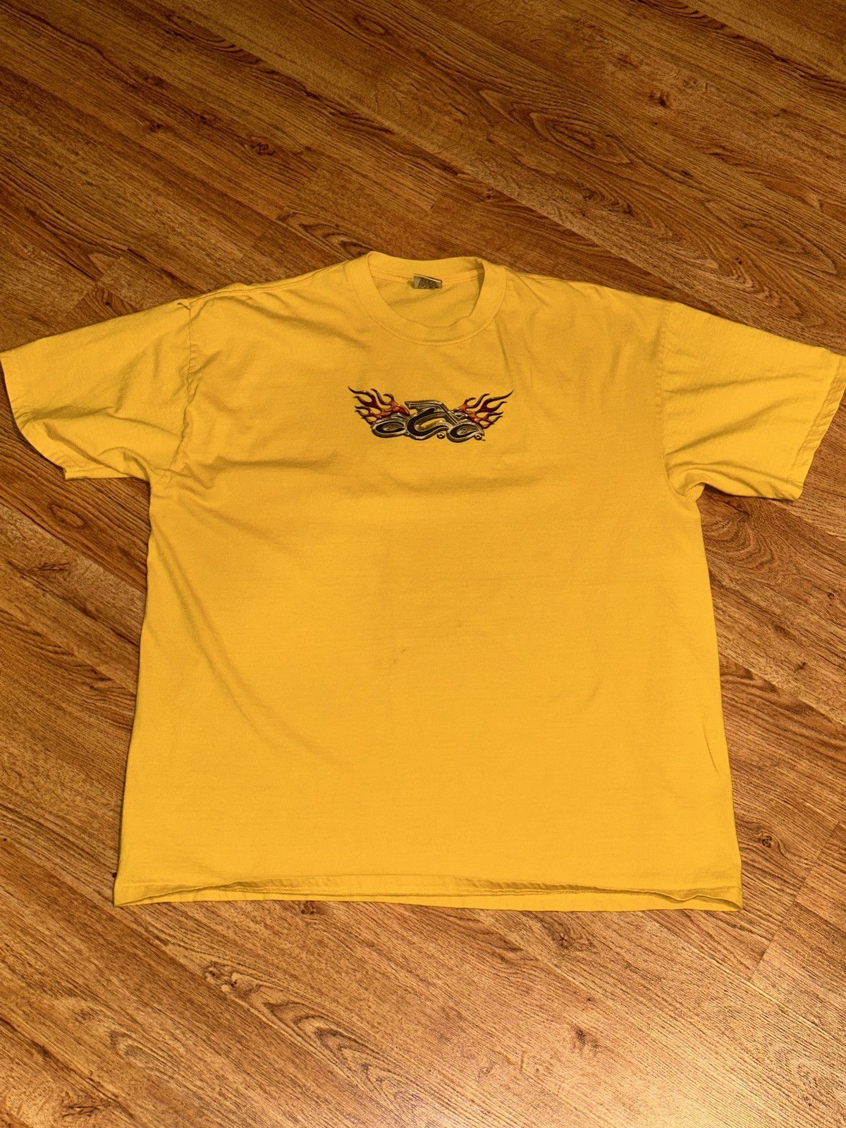Vintage VTG Y2K 2000s OCC Orange County Choppers Yellow Tee 2XL Size US XXL / EU 58 / 5 - 10 Thumbnail