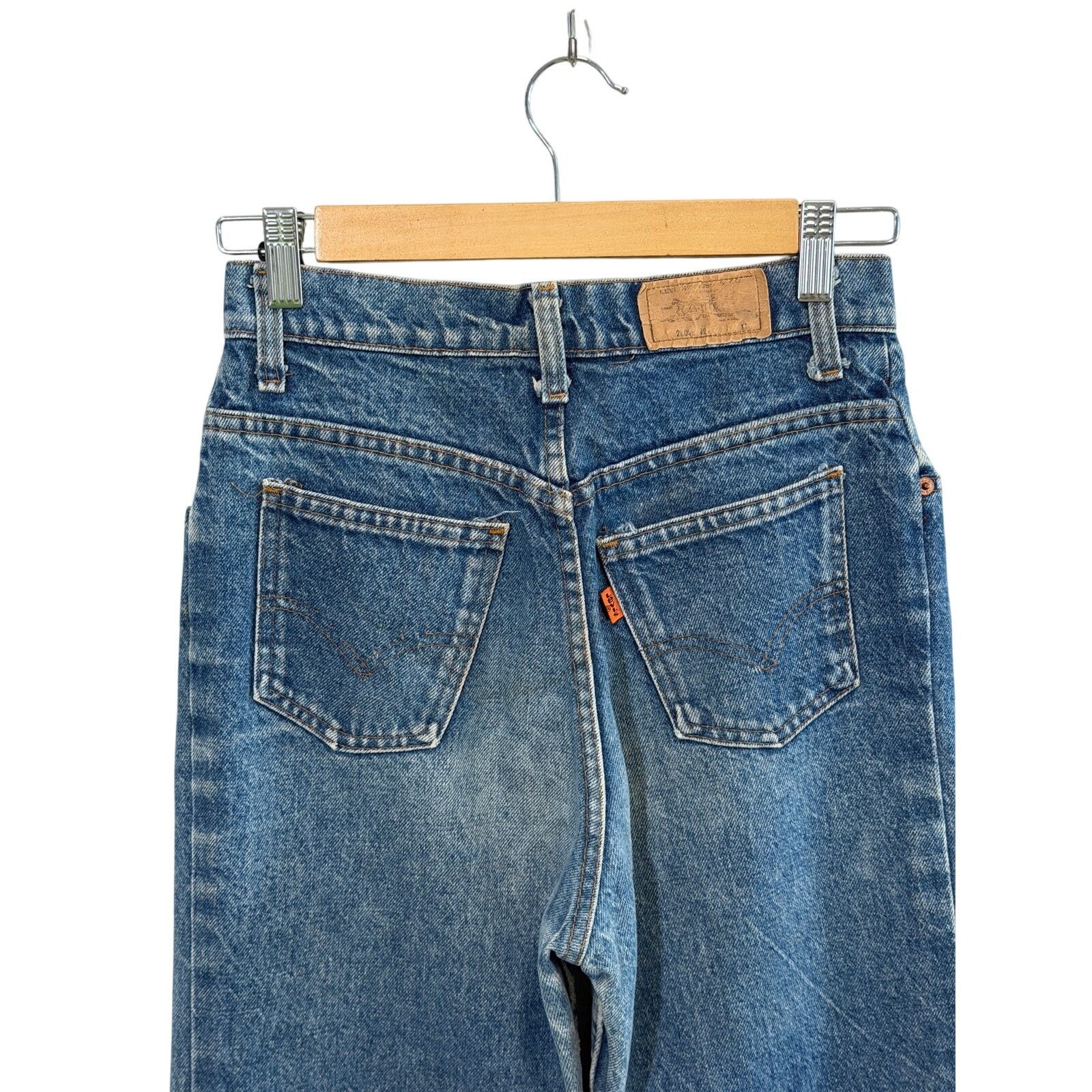 Levi's Vintage Levi’s Orange Tab Jeans USA Made Denim Faded Wash Size 27" / US 4 / IT 40 - 3 Thumbnail