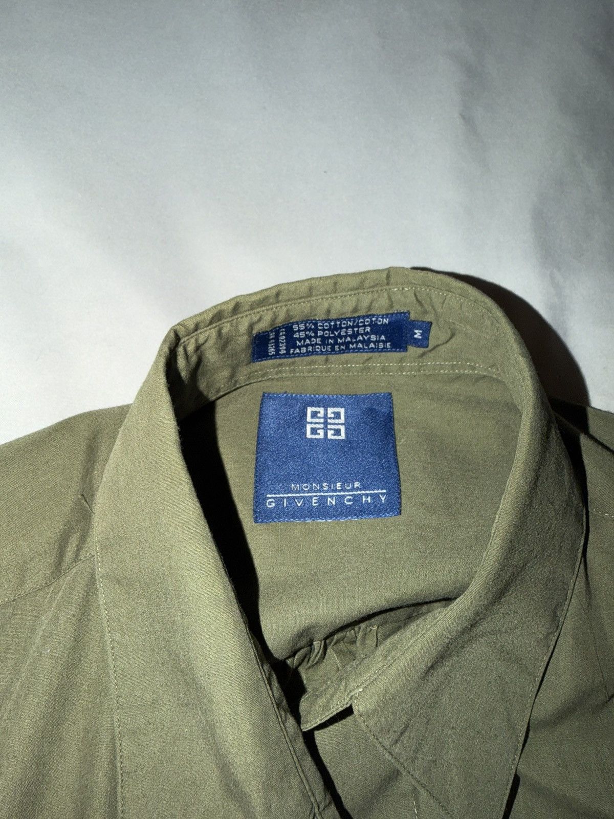 Givenchy Givenchy Men’s Green Button Up Vintage Rare Size US M / EU 48-50 / 2 - 2 Thumbnail