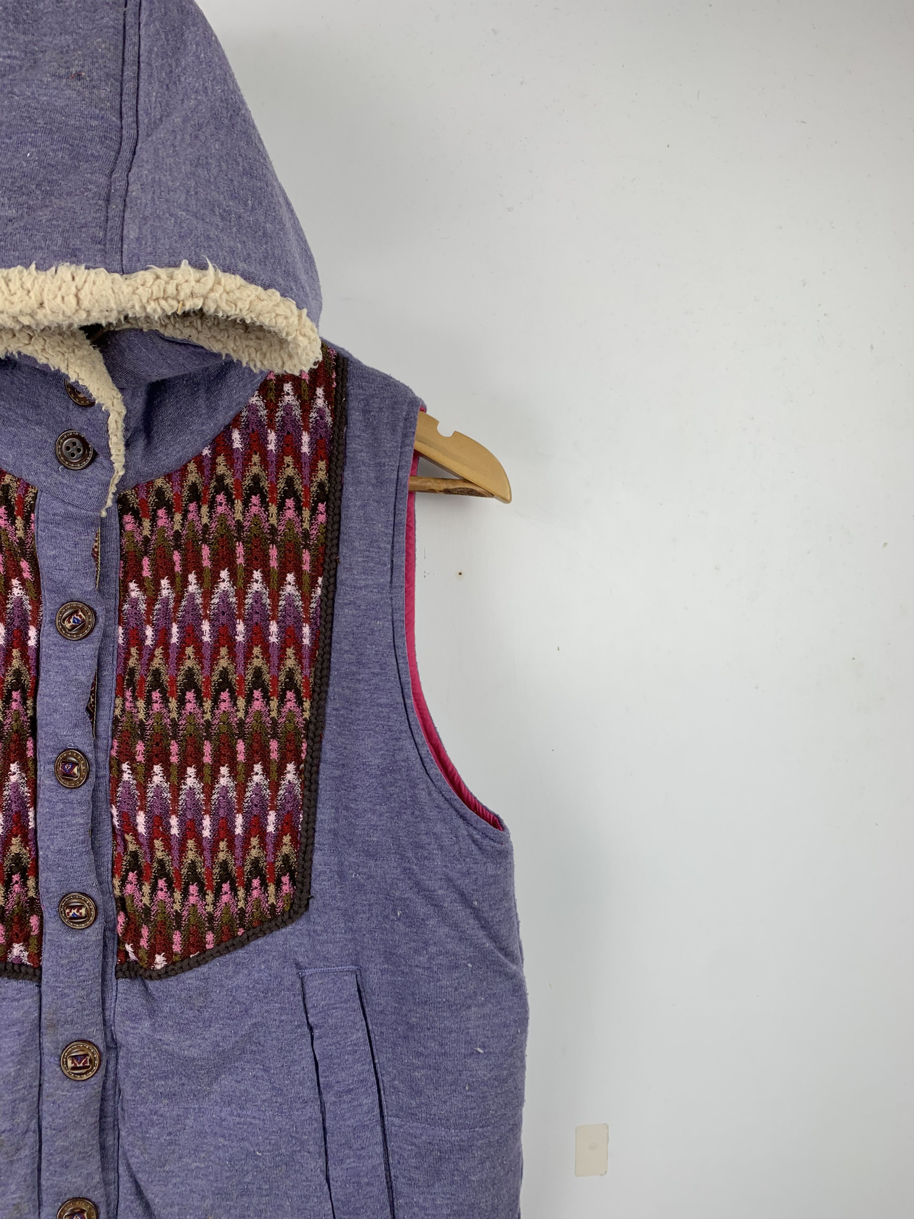Japanese Brand Vintage Japanese Brand Sherpa Vest J1583 Size US S / EU 44-46 / 1 - 7 Thumbnail