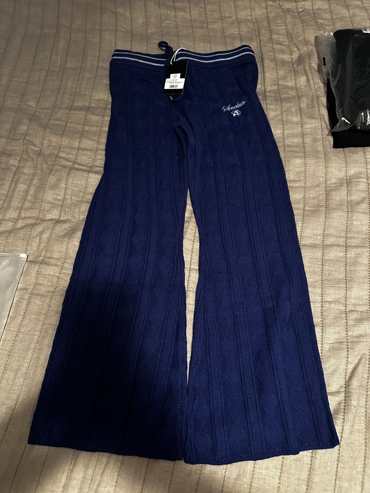 Sinclair Global Sinclair Knit Blue Sweatpants Size US 38 / EU 54 - 1 Thumbnail