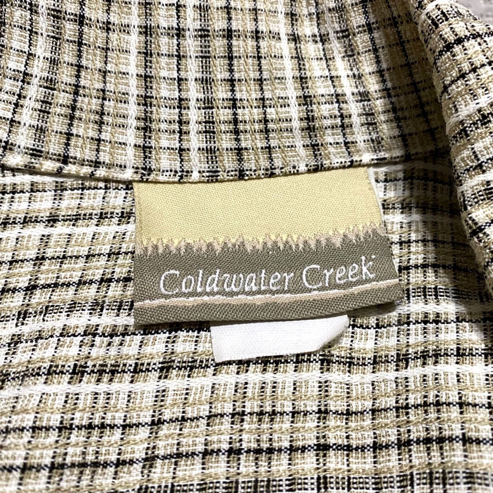 Coldwater Creek Coldwater Creek Jacket Womens Regular Multicolor Plaid Button Up, Lightweight, Long Sleeve, Mid-Length, Spring Summer, Size 8 Size M / US 6-8 / IT 42-44 - 3 Thumbnail