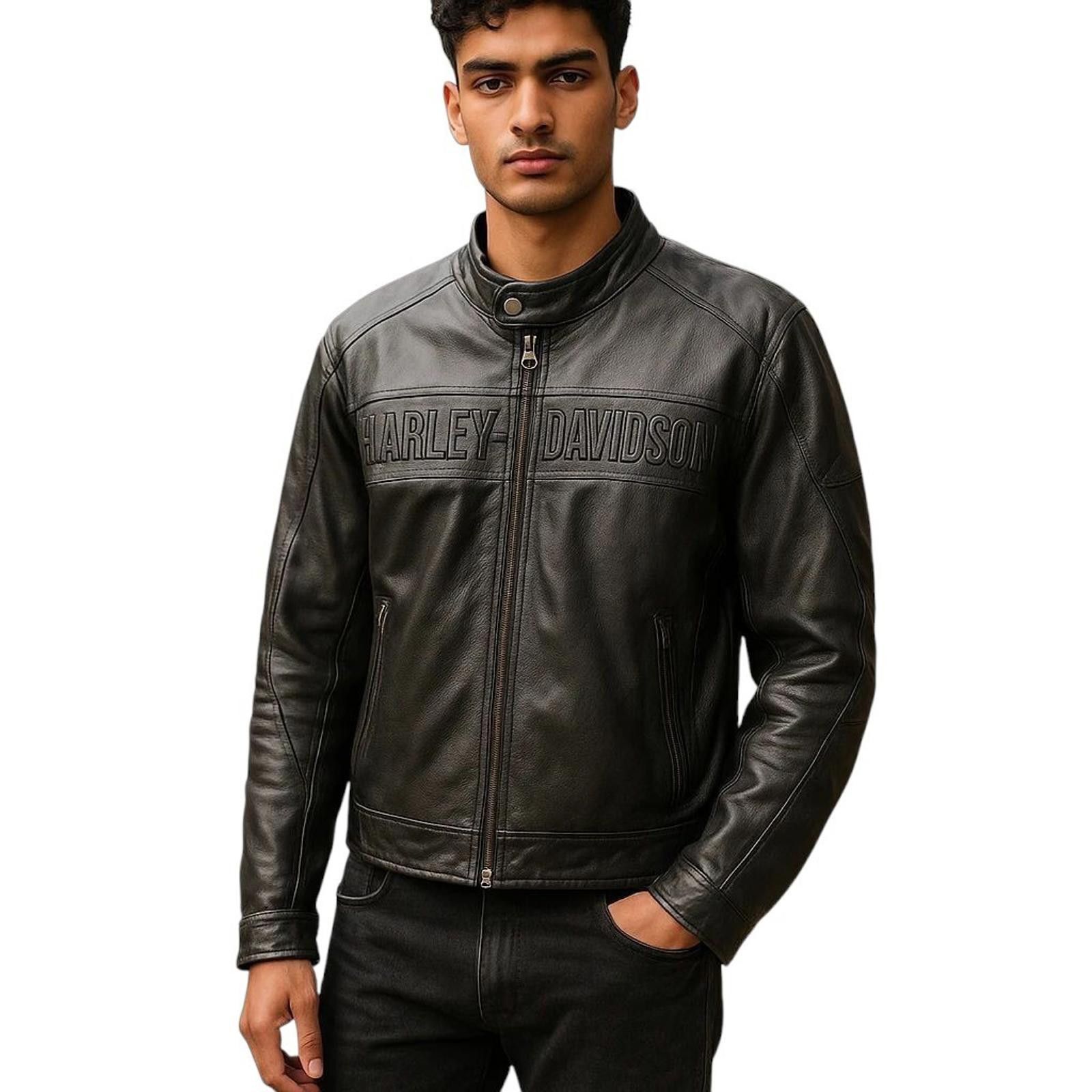 Harley-Davidson 本革ジャケット Mサイズ Harley Davidson Harley-Davidson Men's Size Large Leather