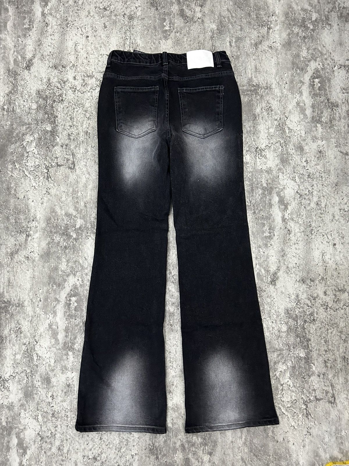 If Six Was Nine × Le Grande Bleu (L.G.B.) × Tornado Mart Millioncore Acid Wash Flare Pants Size US 27 - 3 Thumbnail