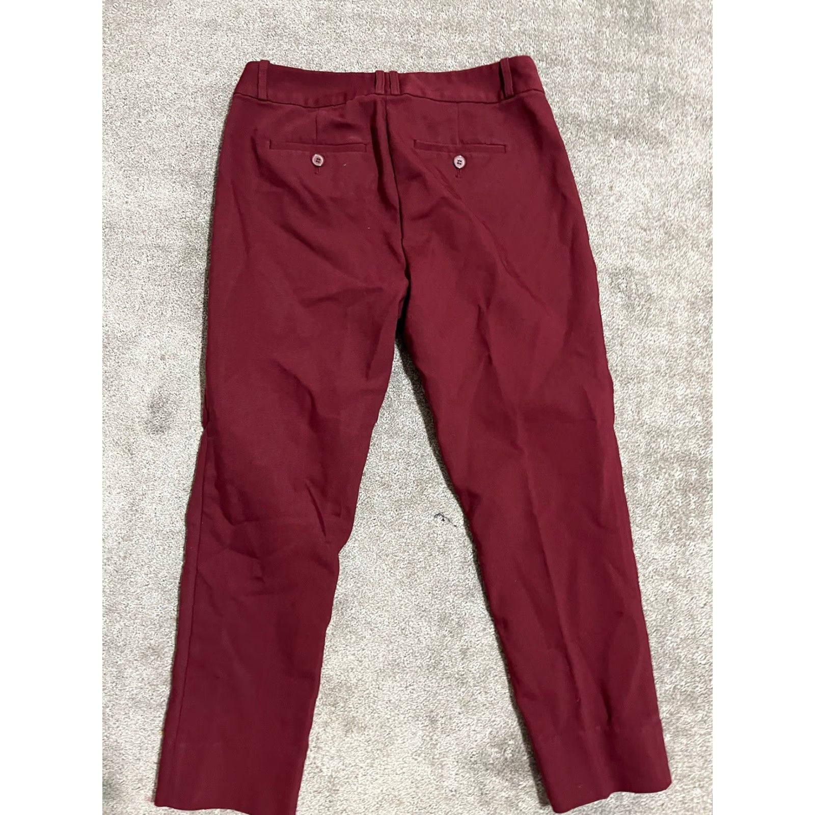 Liz Claiborne Liz Claiborne Women's Classic Straight Leg Pants Red Size 4 Business Workwear Stretch Size 27" / US 4 / IT 40 - 3 Thumbnail