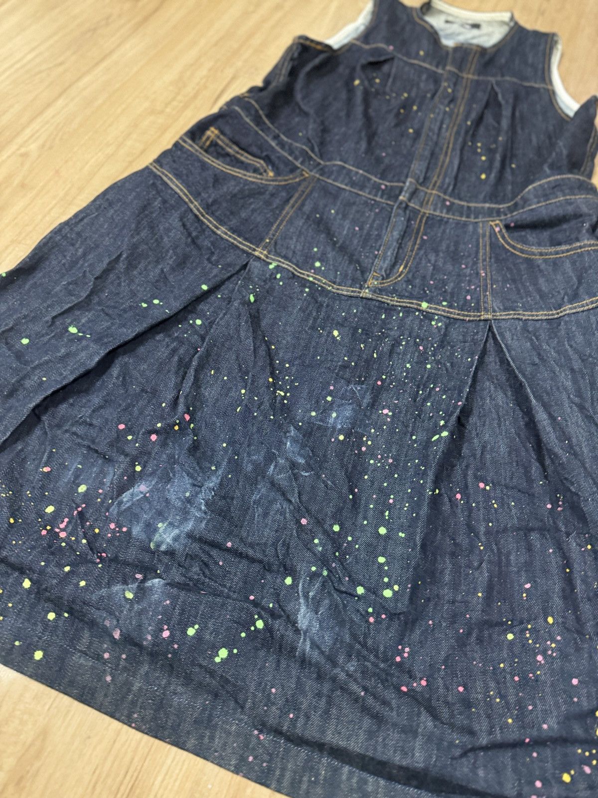 Issey Miyake × Ne-Net NE NET DENIM DRESSES Size M / US 6-8 / IT 42-44 - 2 Thumbnail