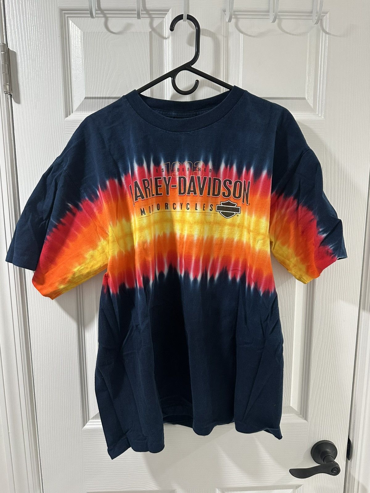 Harley Davidson 2004 Harley-Davidson Tie Dye T-Shirt Size Large Size US L / EU 52-54 / 3 - 1 Thumbnail