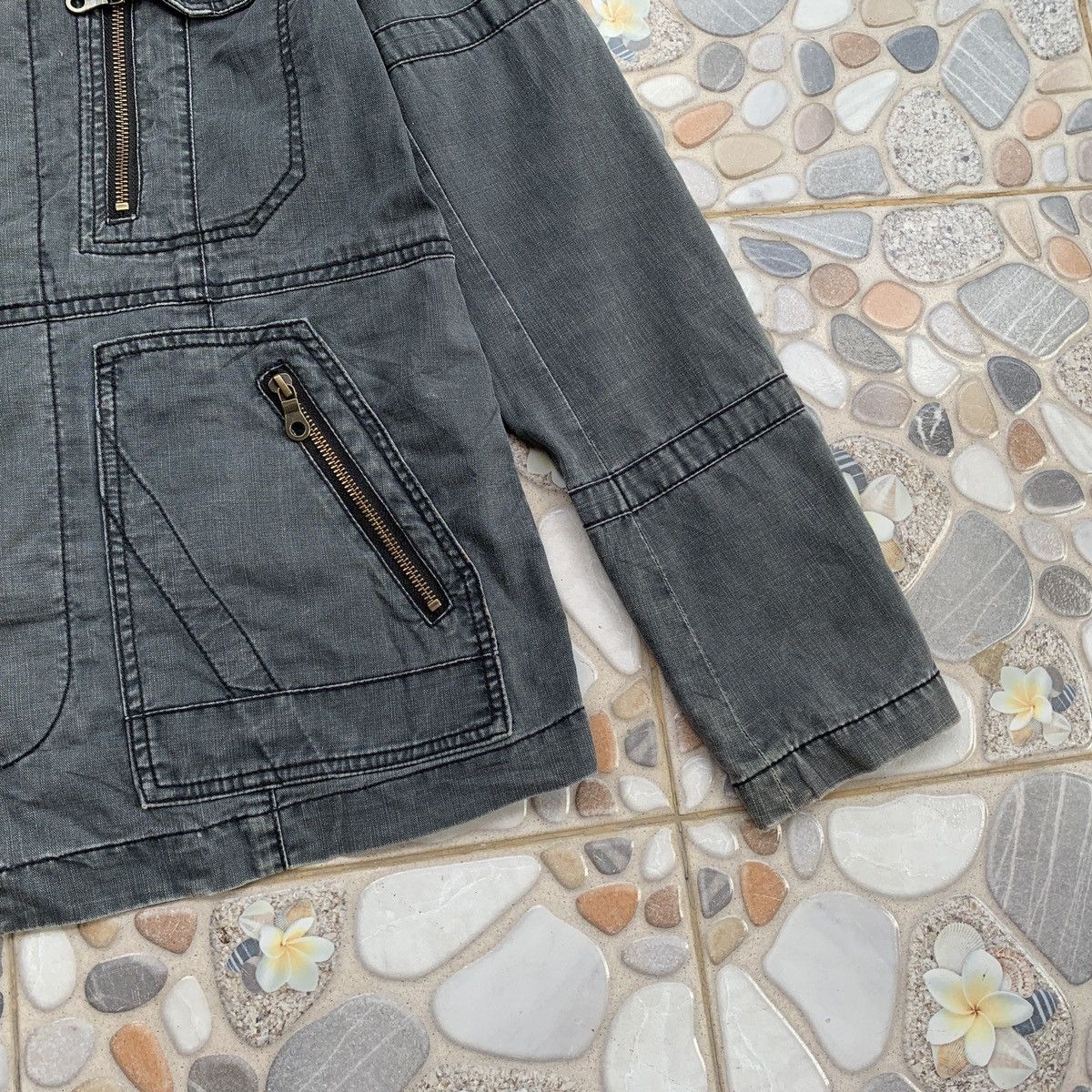 Morgan Homme × Other Morgan Homme Denim MultiPocket Utility Zipper Jacket Size S / US 4 / IT 40 - 6 Thumbnail
