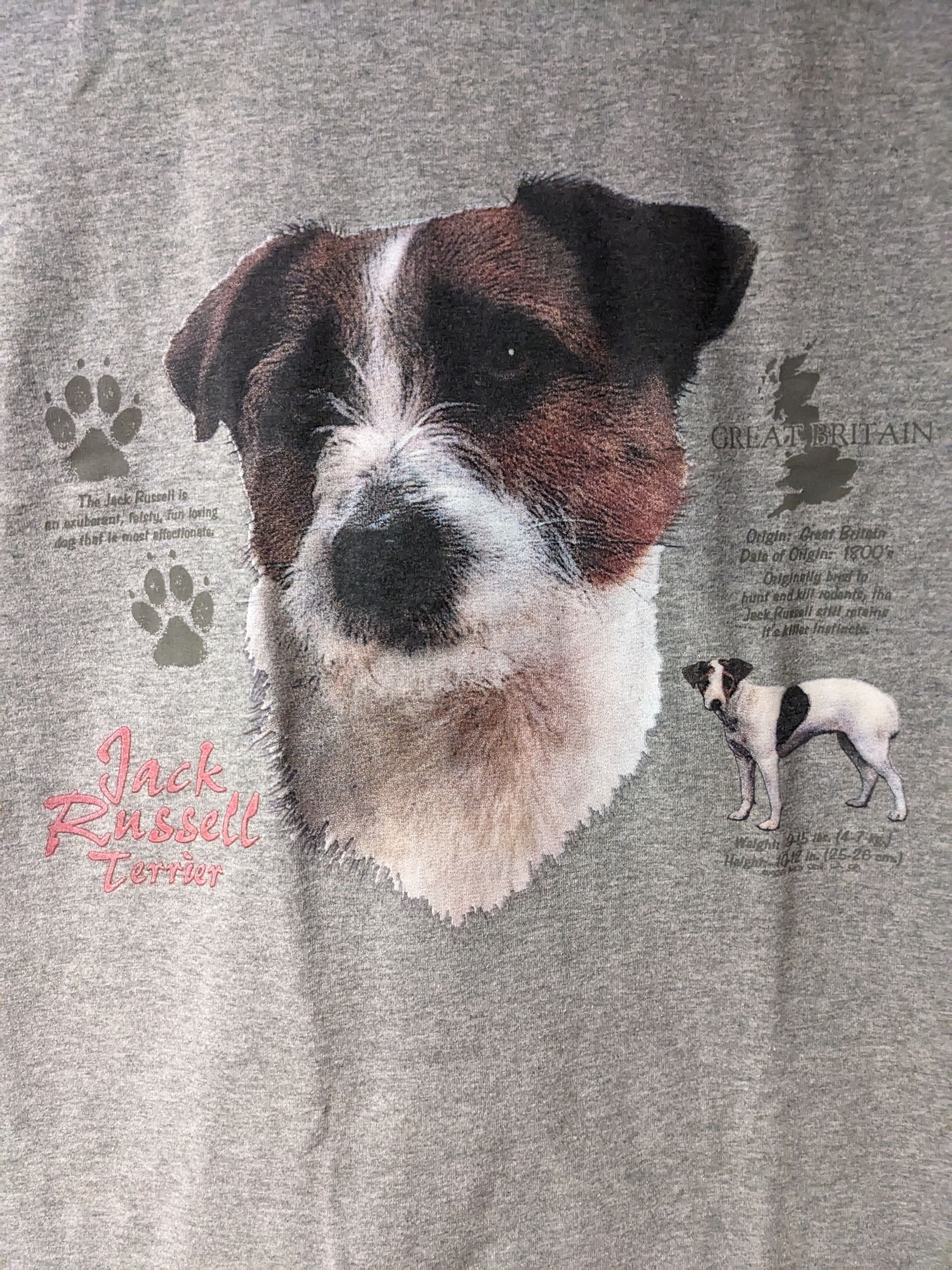 Vintage Vintage Y2K Jack Russell Terrier Dog Animal Nature T-Shirt Size US M / EU 48-50 / 2 - 2 Thumbnail