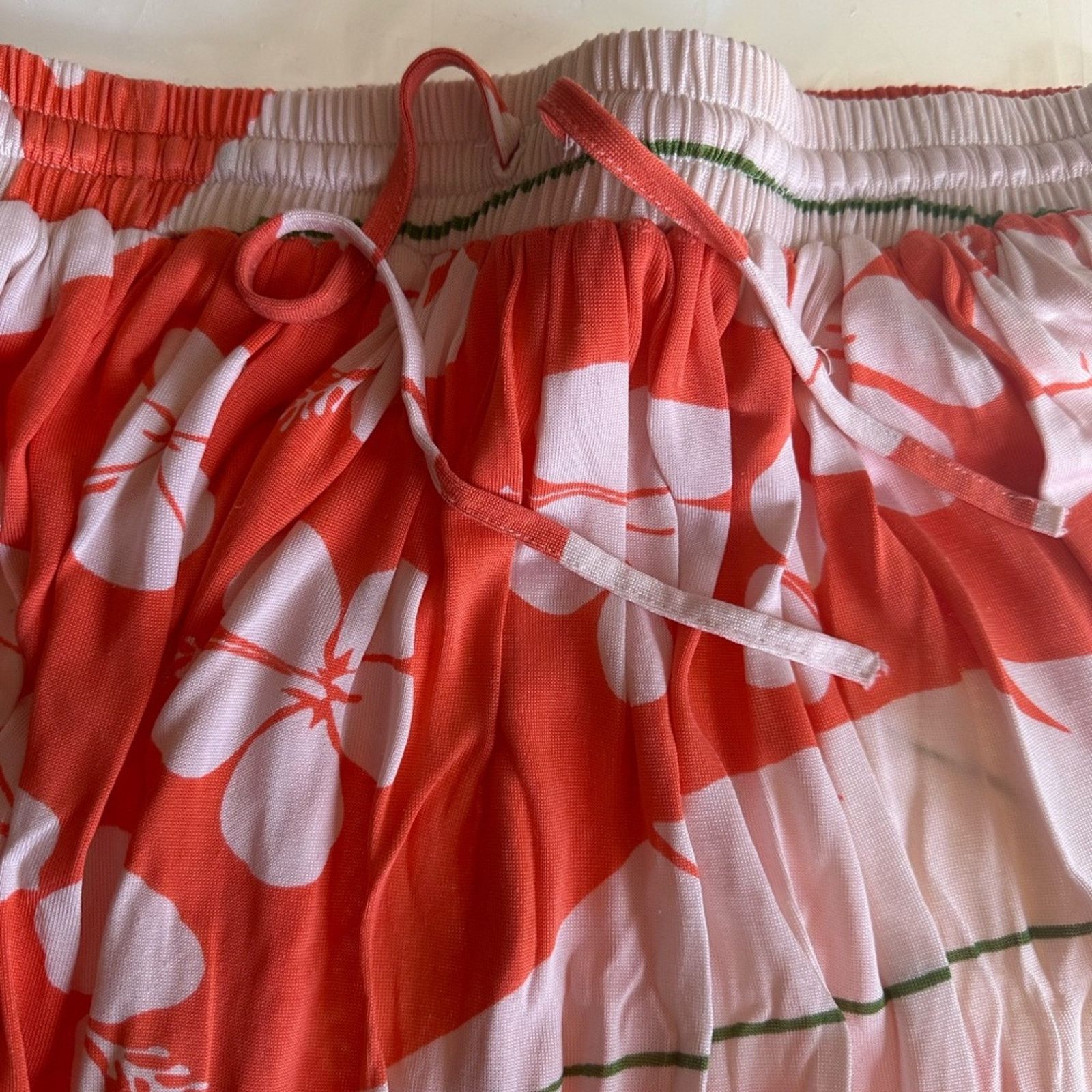 & Other Stories Nieves Lavi Orange Floral Skirt L Size 32" / US 10 / IT 46 - 4 Thumbnail