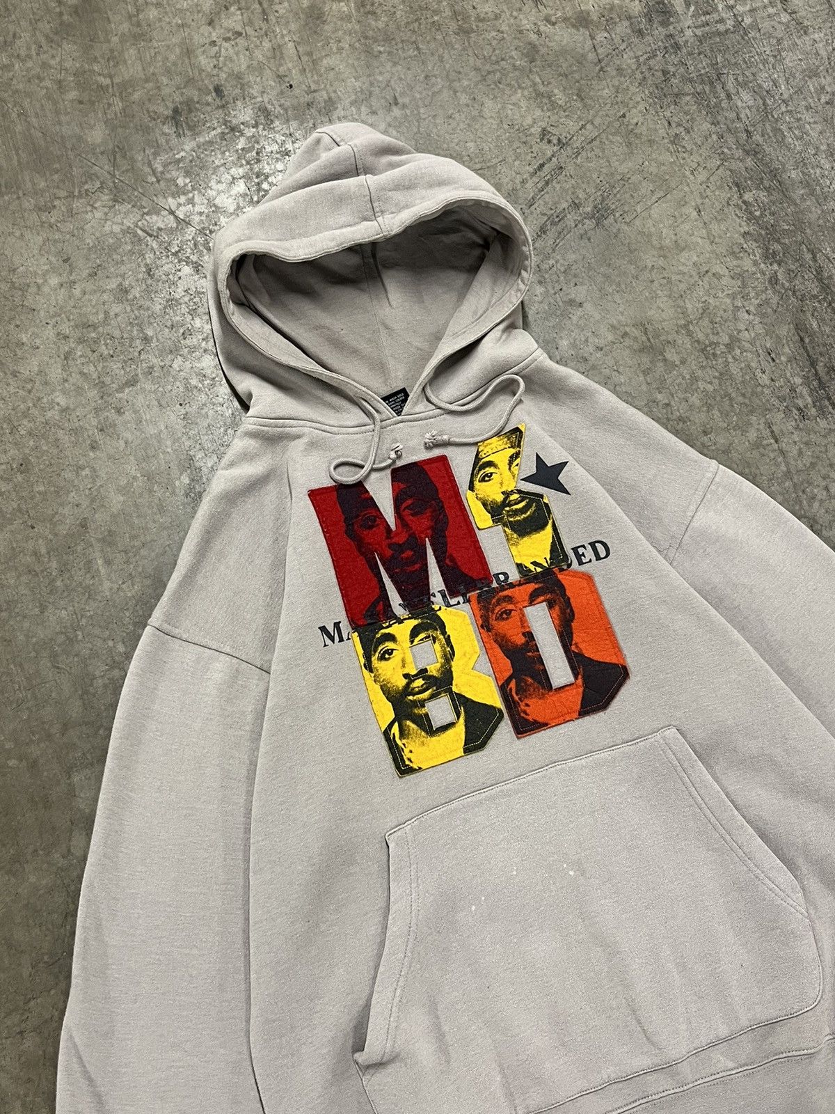 Vintage 2pac vintage streetwear hoodie hype rare skater hip hop Size US L / EU 52-54 / 3 - 3 Thumbnail