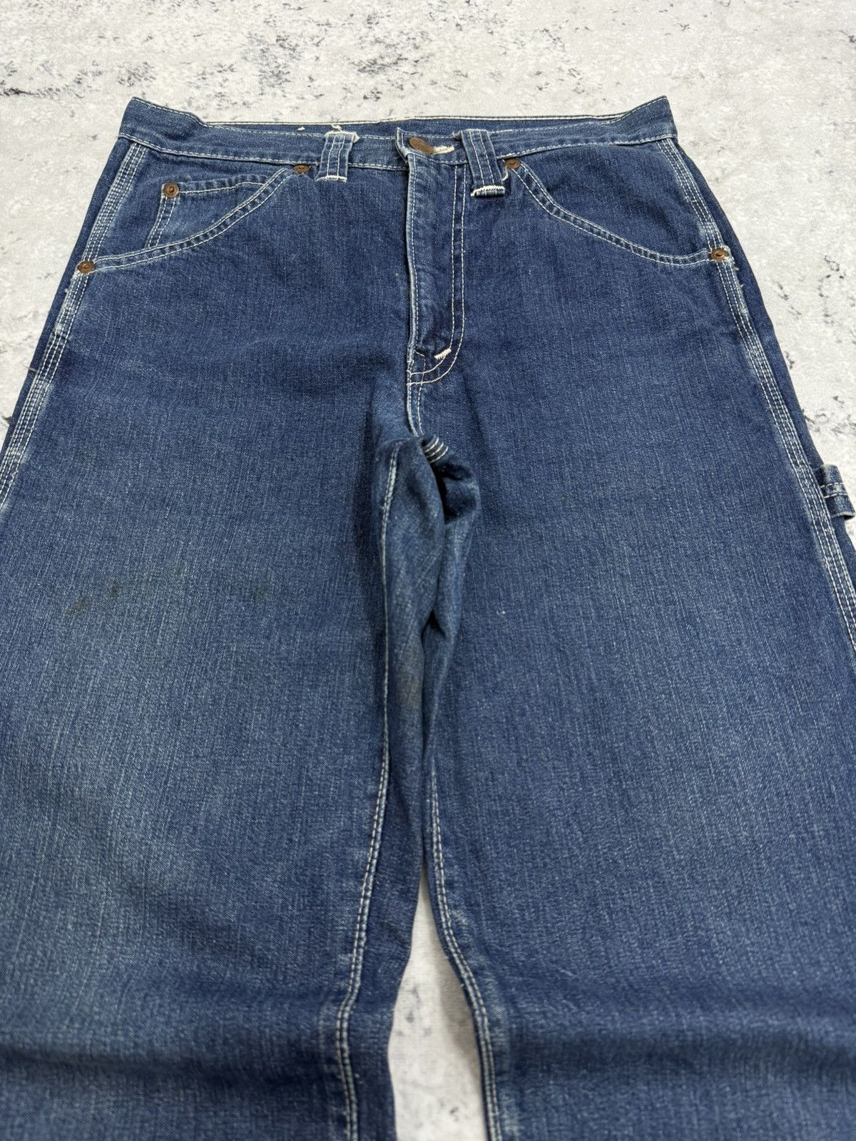Vintage Vintage Japan BIG JOHN Carpenter World Workers Denim Size US 26 / EU 42 - 3 Thumbnail