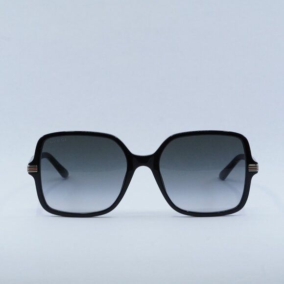 Gucci Gucci GG1449S 001 Sunglasses Black Square Frame, Grey Lenses Size ONE SIZE - 3 Thumbnail