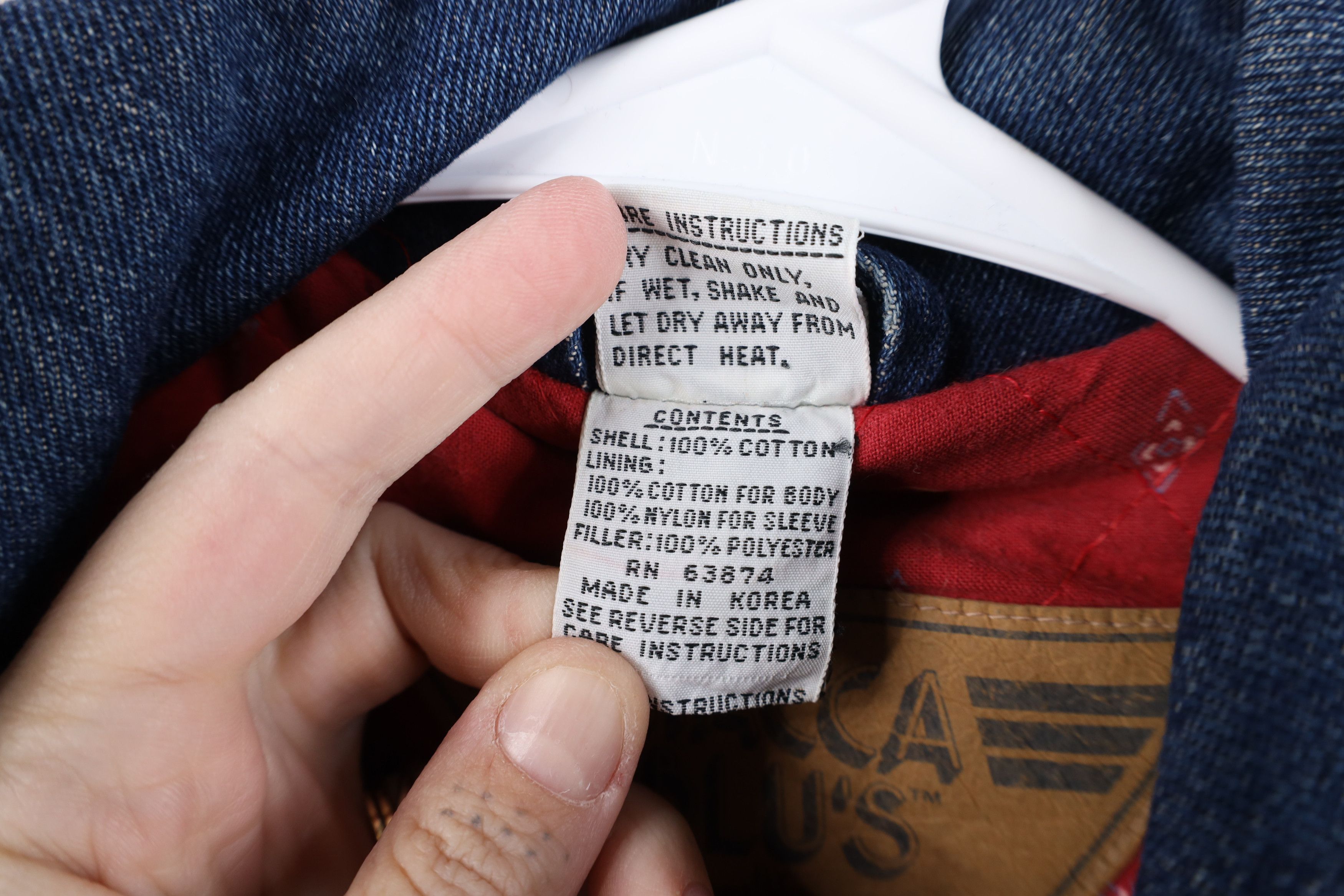 Vintage Vintage 80s 90s Streetwear Flannel Lined Denim Jean Jacket Size L / US 10 / IT 46 - 10 Thumbnail