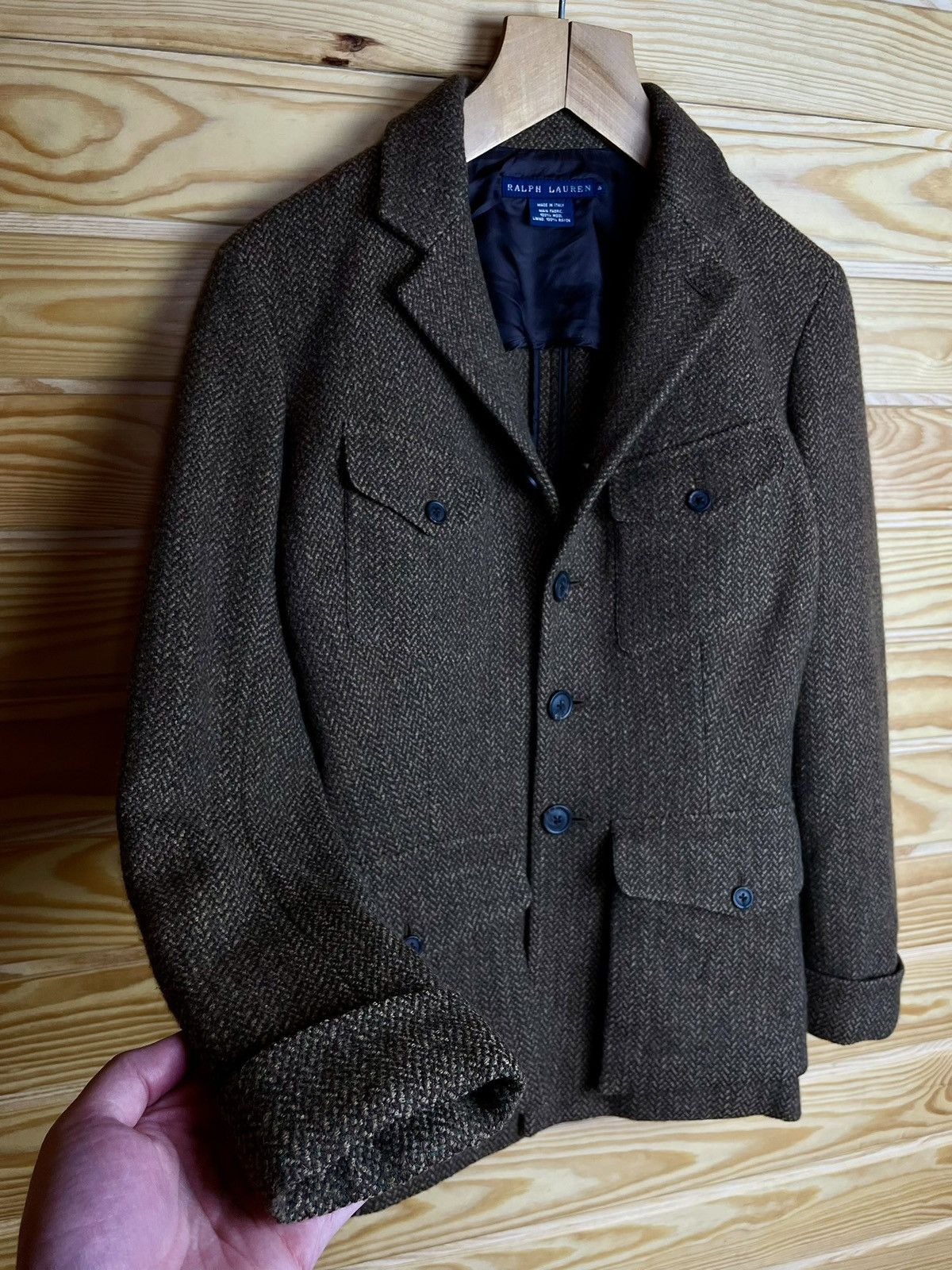 Designer × Polo Ralph Lauren × Vintage Vintage Womens Polo Ralph Lauren Wool Jacket Made In Italy Size S / US 4 / IT 40 - 4 Thumbnail