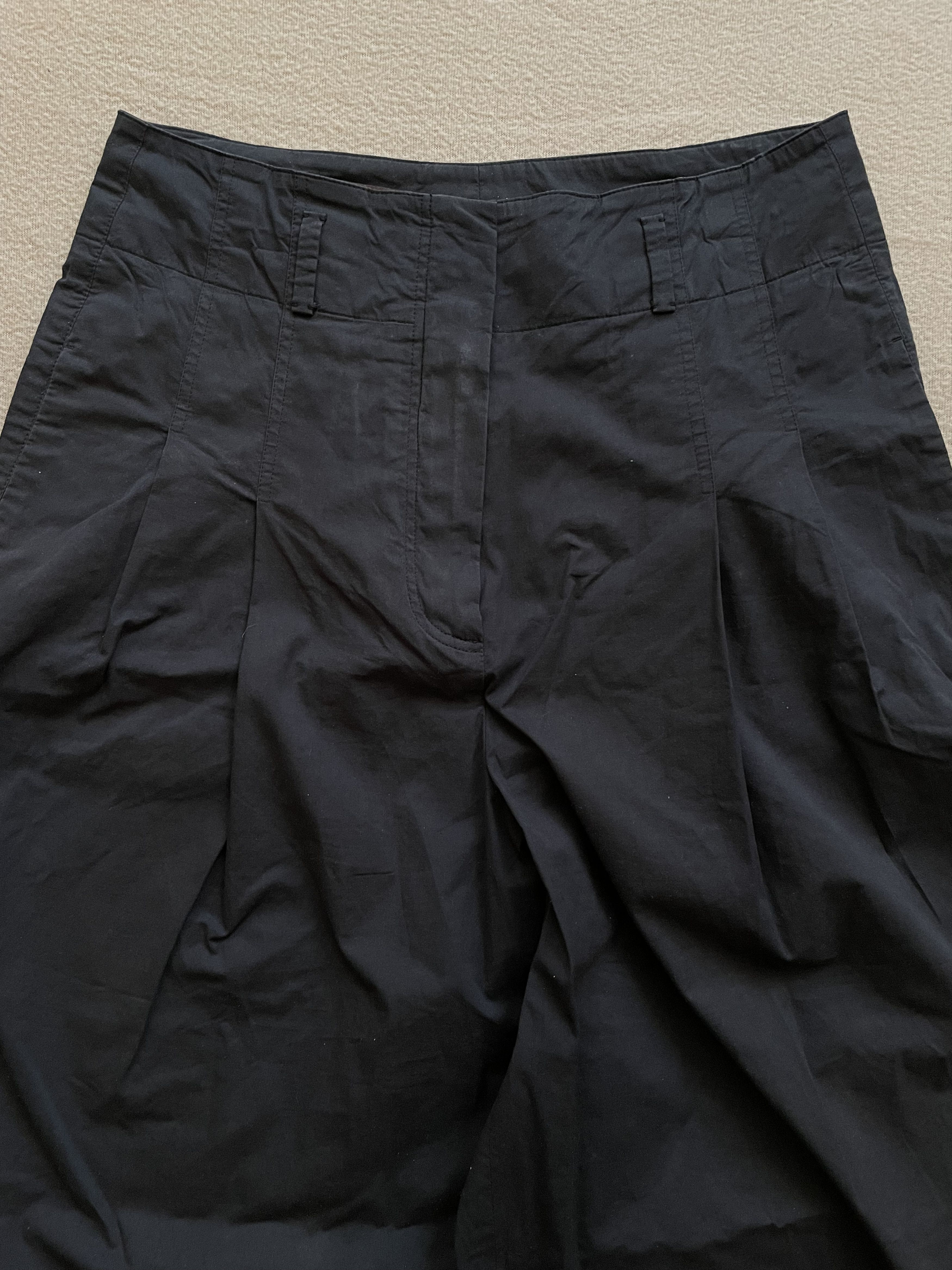 Loro Piana Rare! Loro Piana Wide Trousers Navy Pants Size 40" / US 18 - 6 Thumbnail